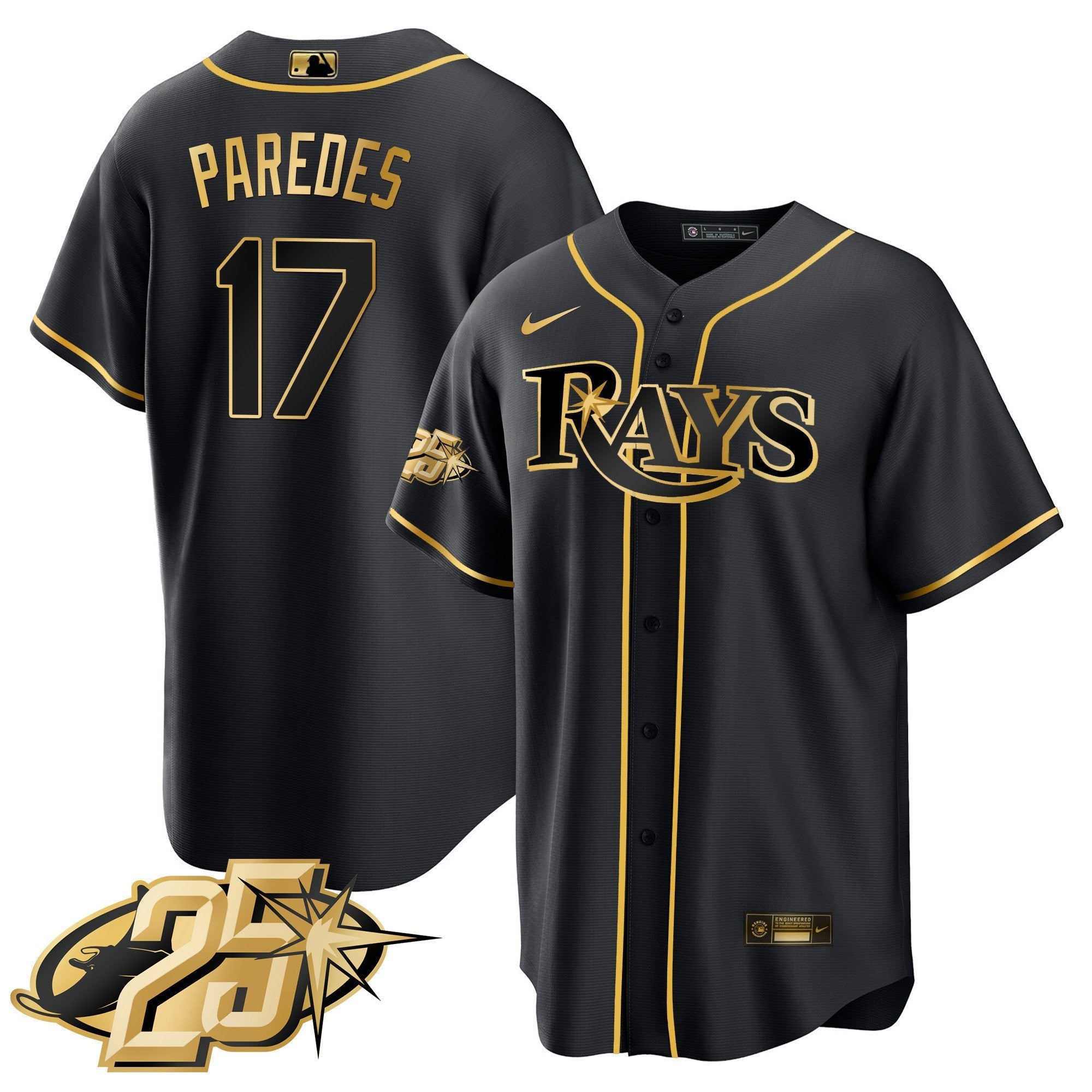 Men’s Tampa Bay 25th Anniversary Patch Cool Base V2 Jersey