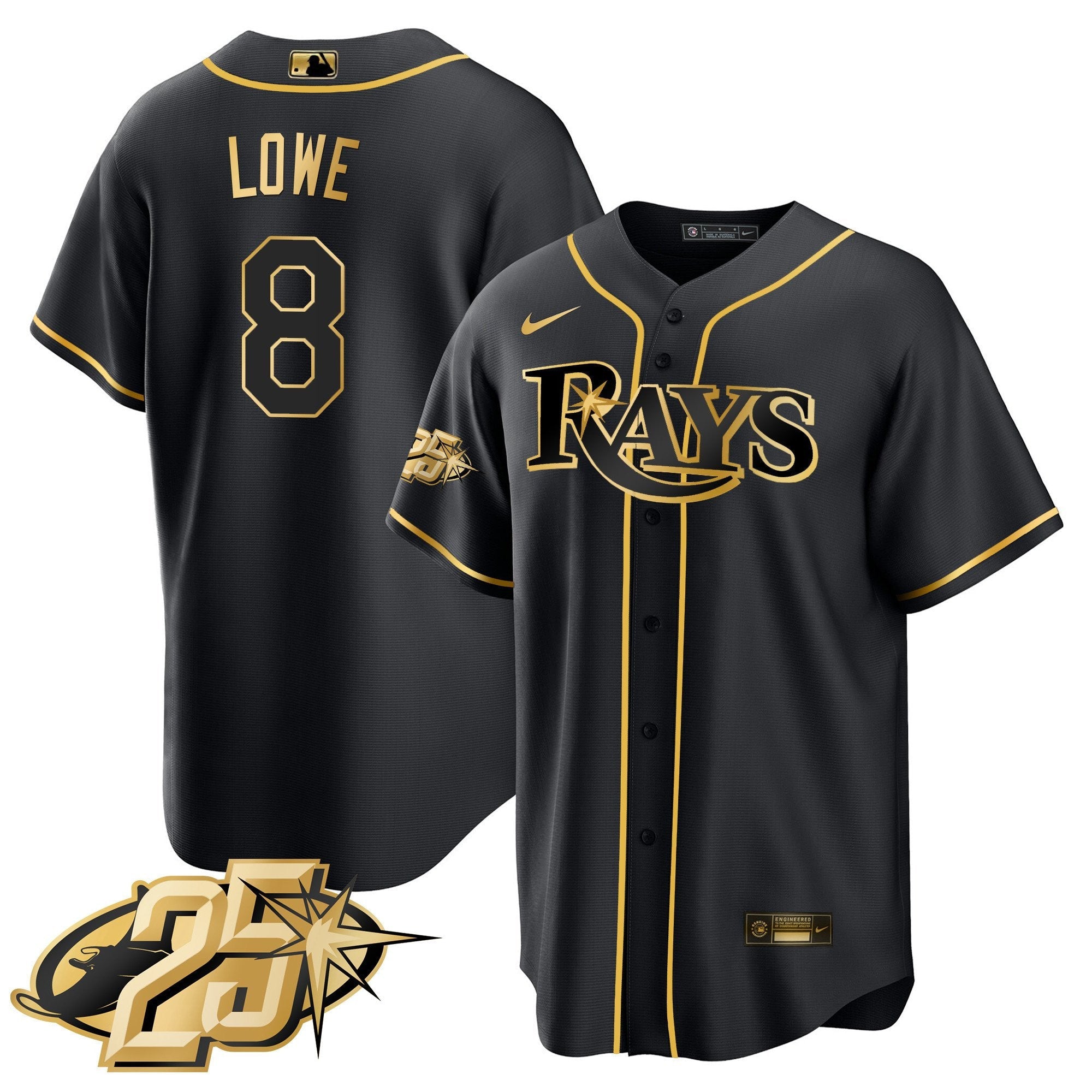 Men’s Tampa Bay 25th Anniversary Patch Cool Base V2 Jersey