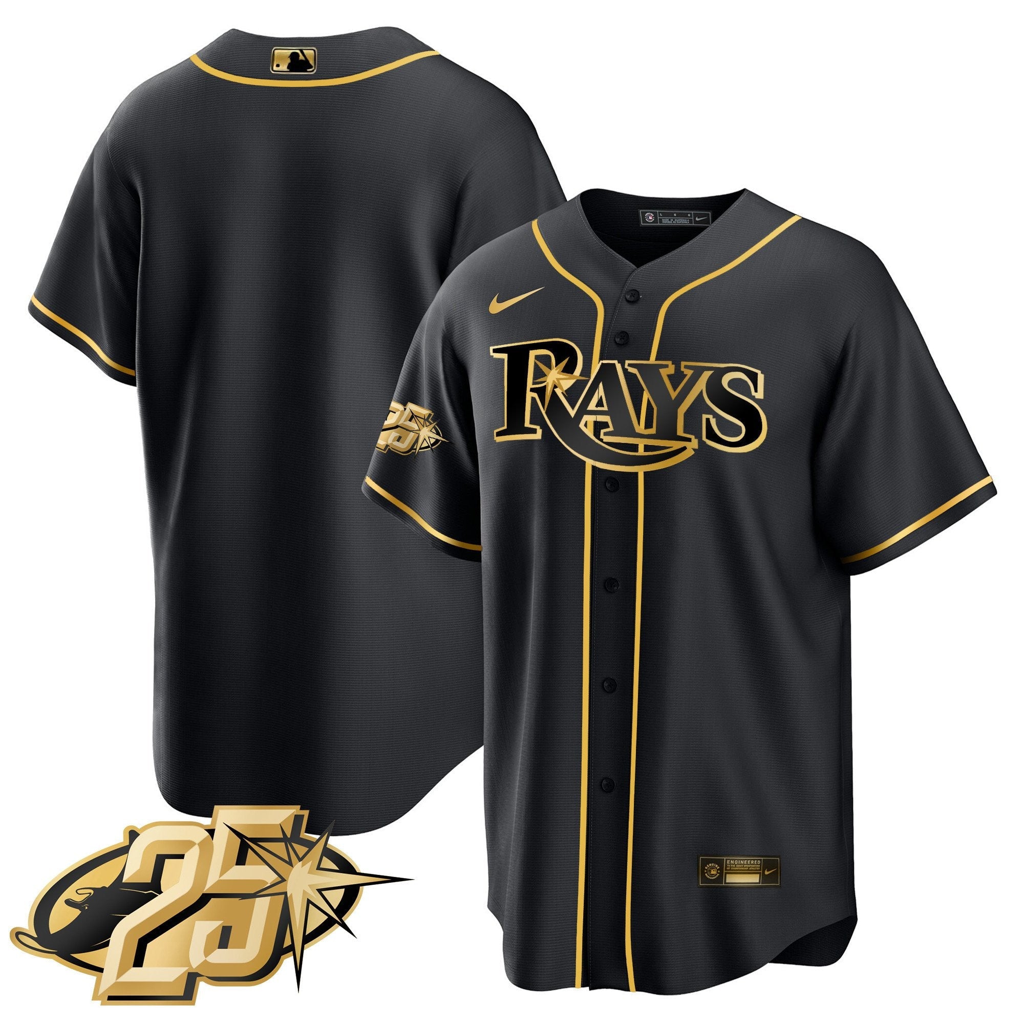 Men’s Tampa Bay 25th Anniversary Patch Cool Base V2 Jersey