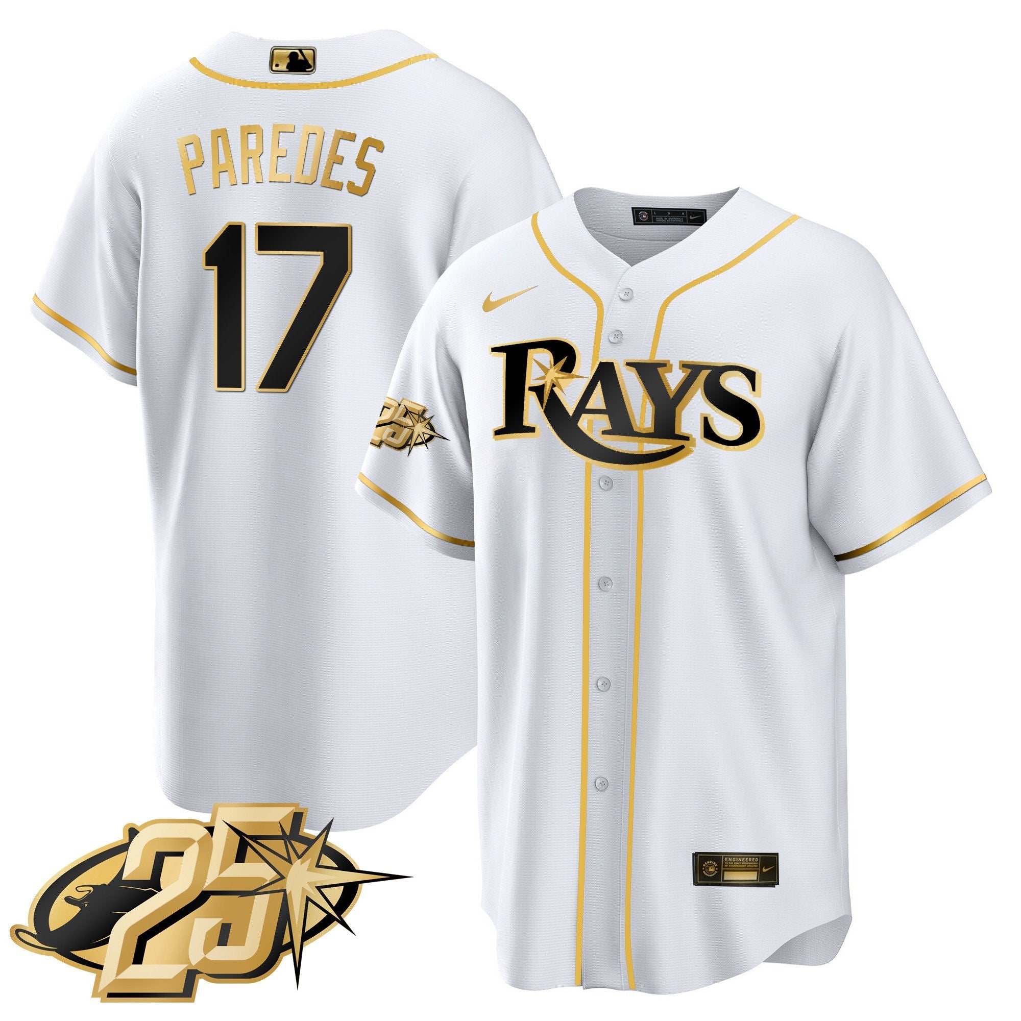 Men’s Tampa Bay 25th Anniversary Patch Cool Base V2 Jersey