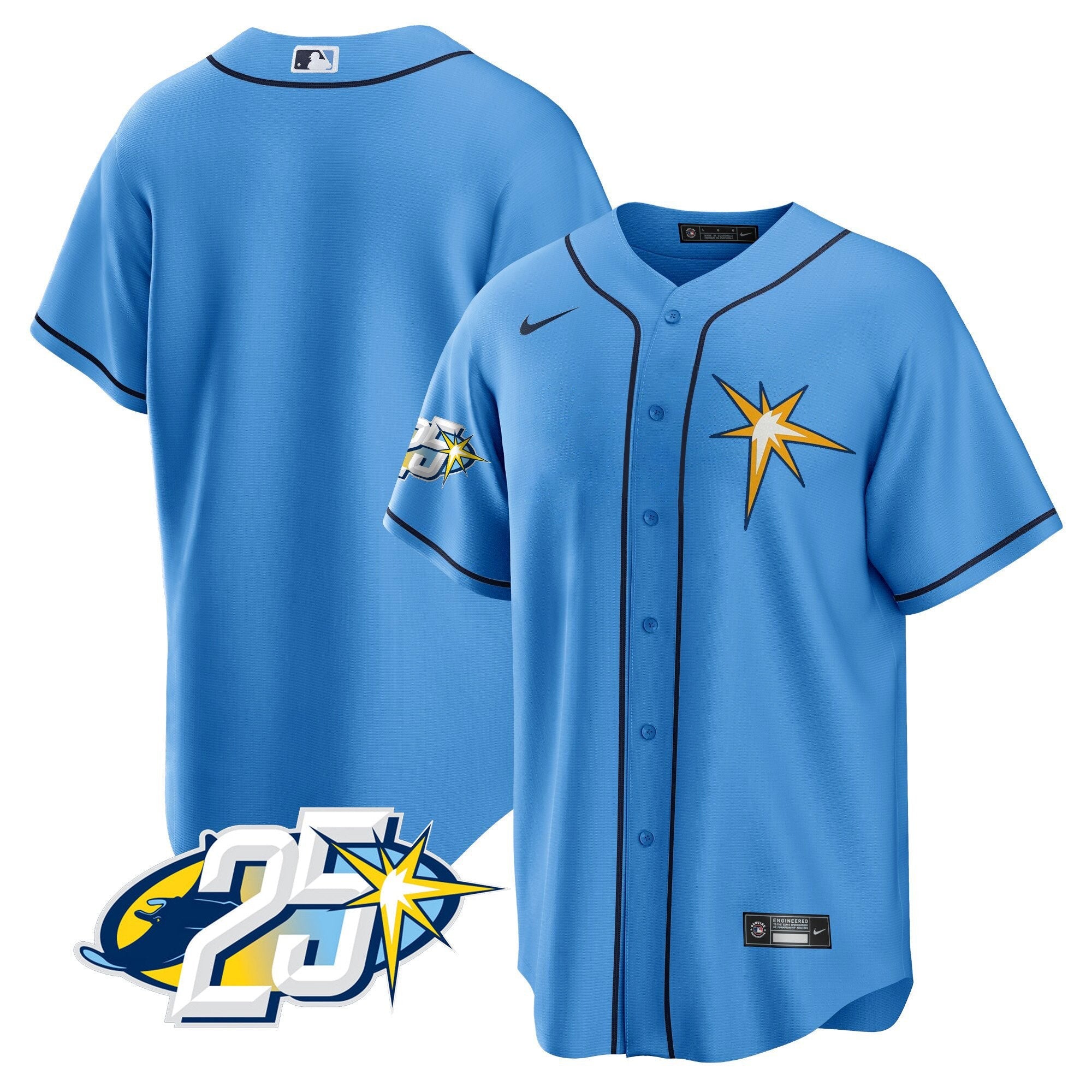 Men’s Tampa Bay 25th Anniversary Patch Cool Base V2 Jersey