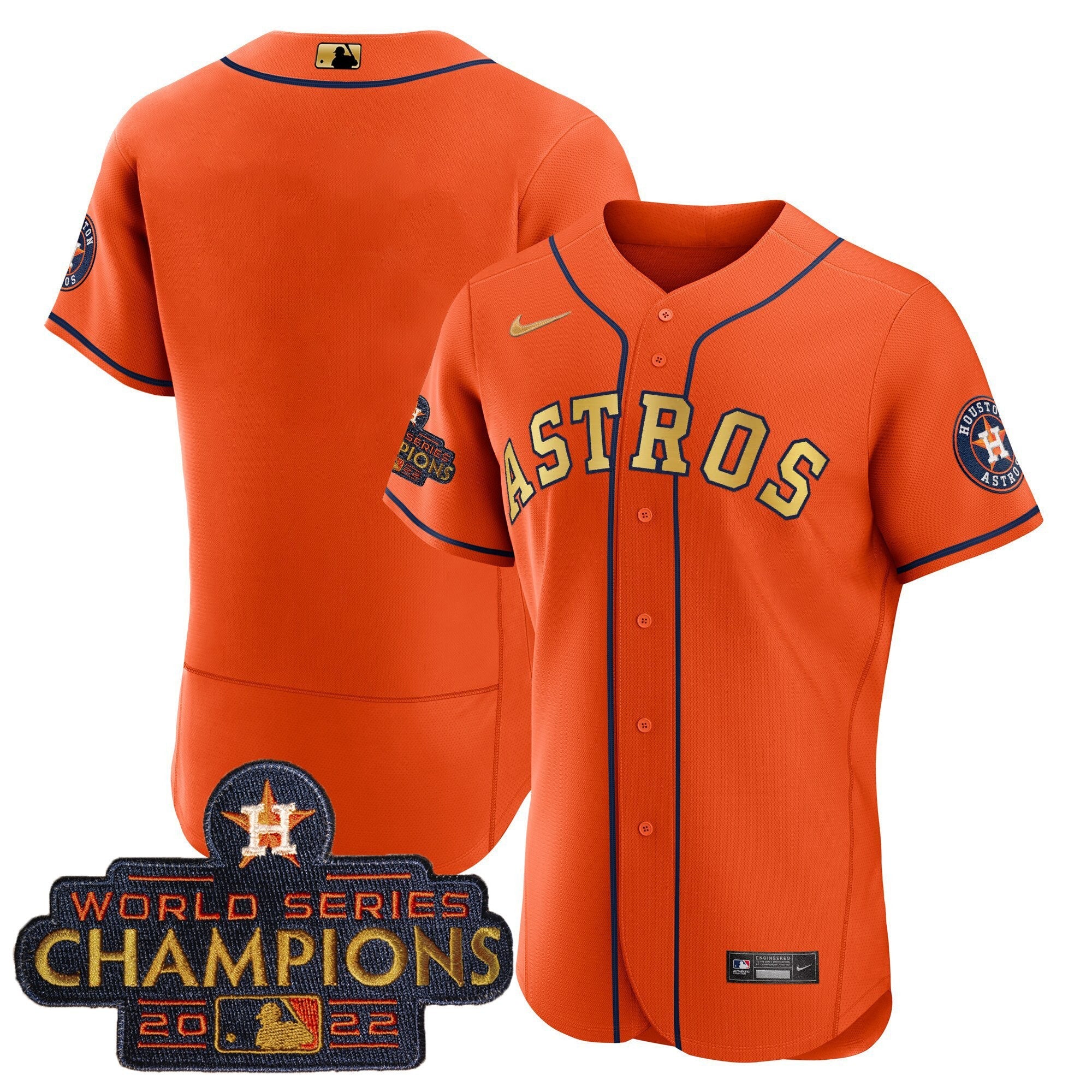 Men’s 2023 Champions Orange Gold Jersey