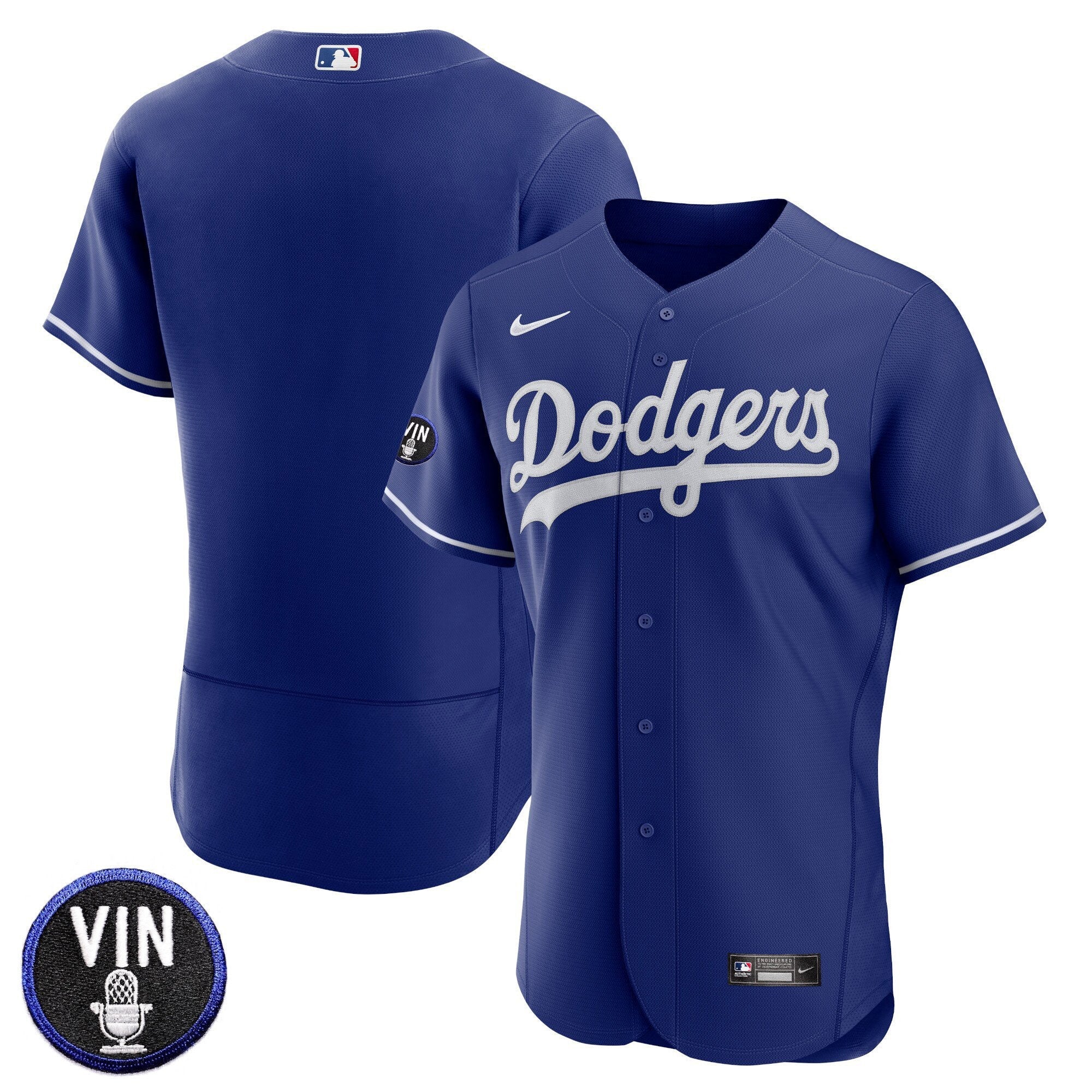 Men’s Vin Scully Patch Flex Base Jersey