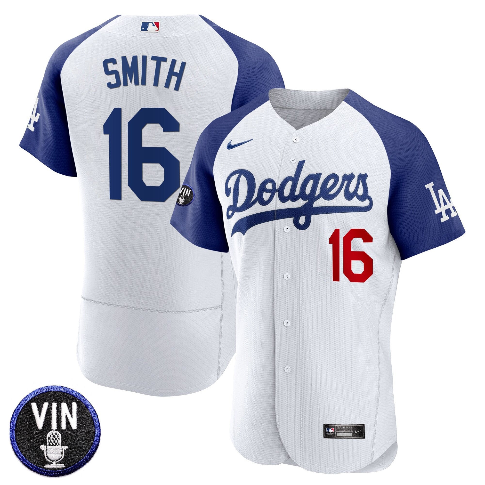 Men’s Vin Scully Patch Flex Base Jersey