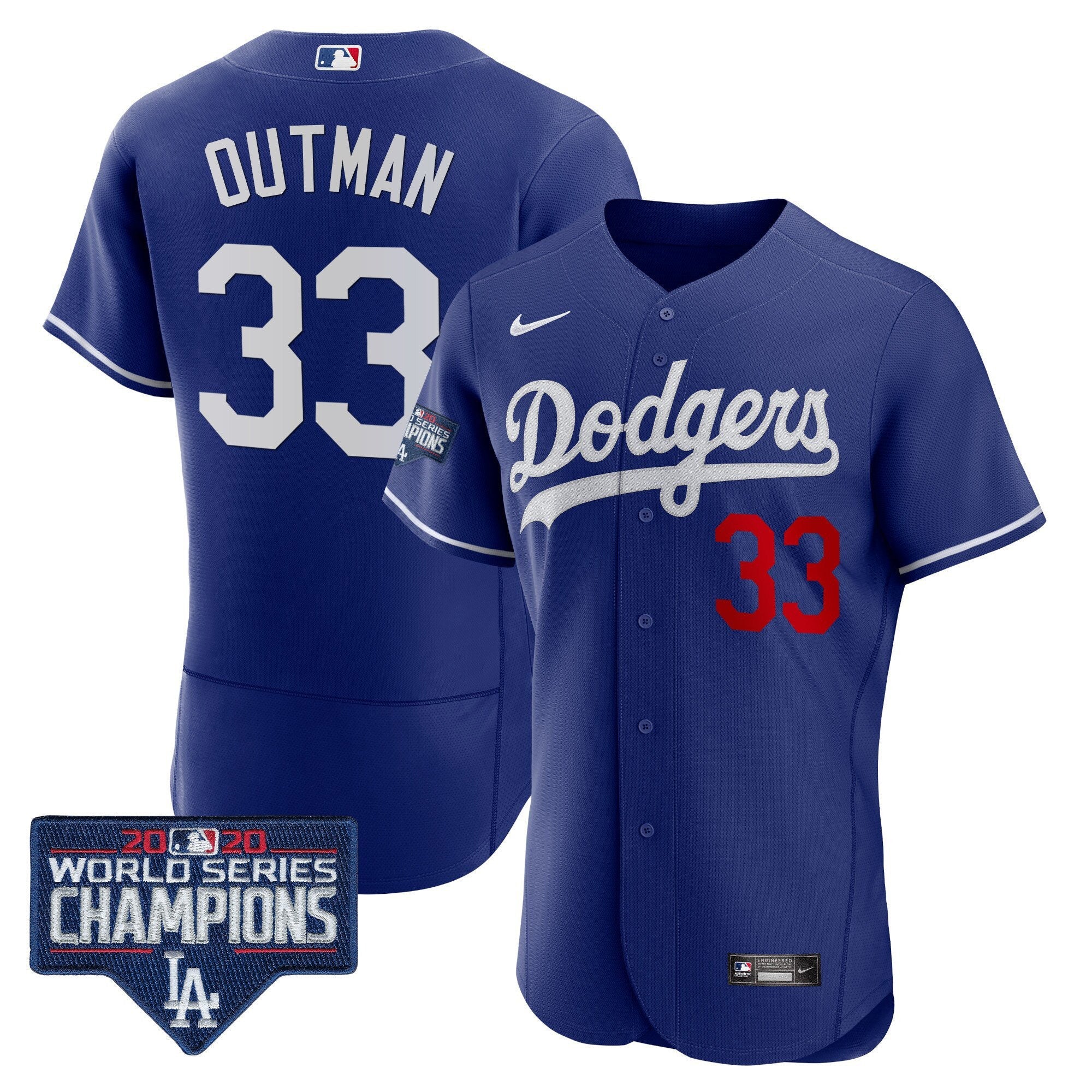 Men’s World Series Champions Patch Flex Base Jersey