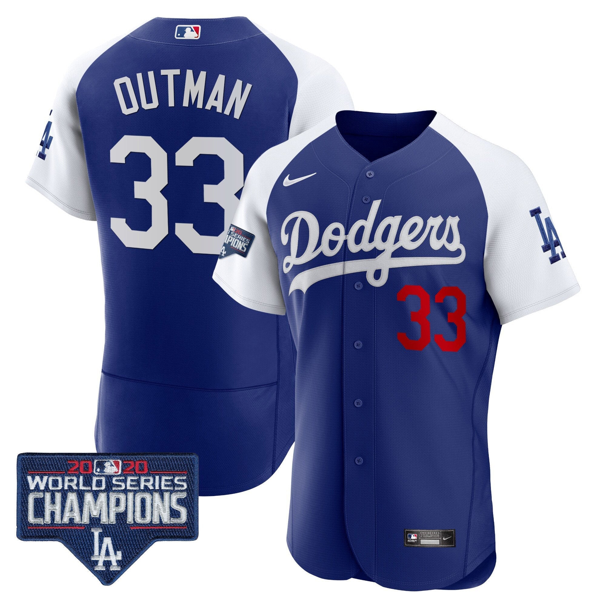 Men’s World Series Champions Patch Flex Base Jersey