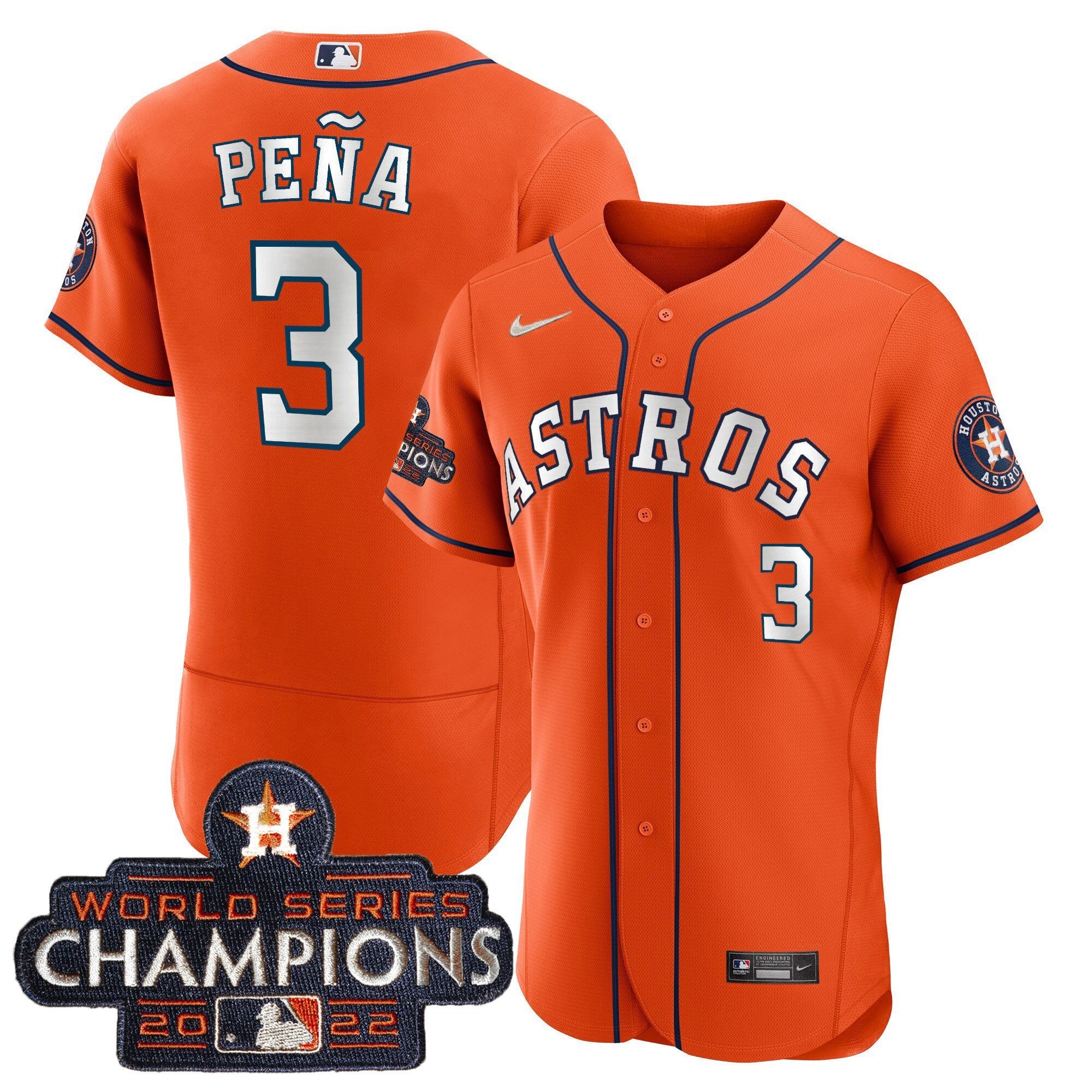 2023 Champions Orange White Jersey