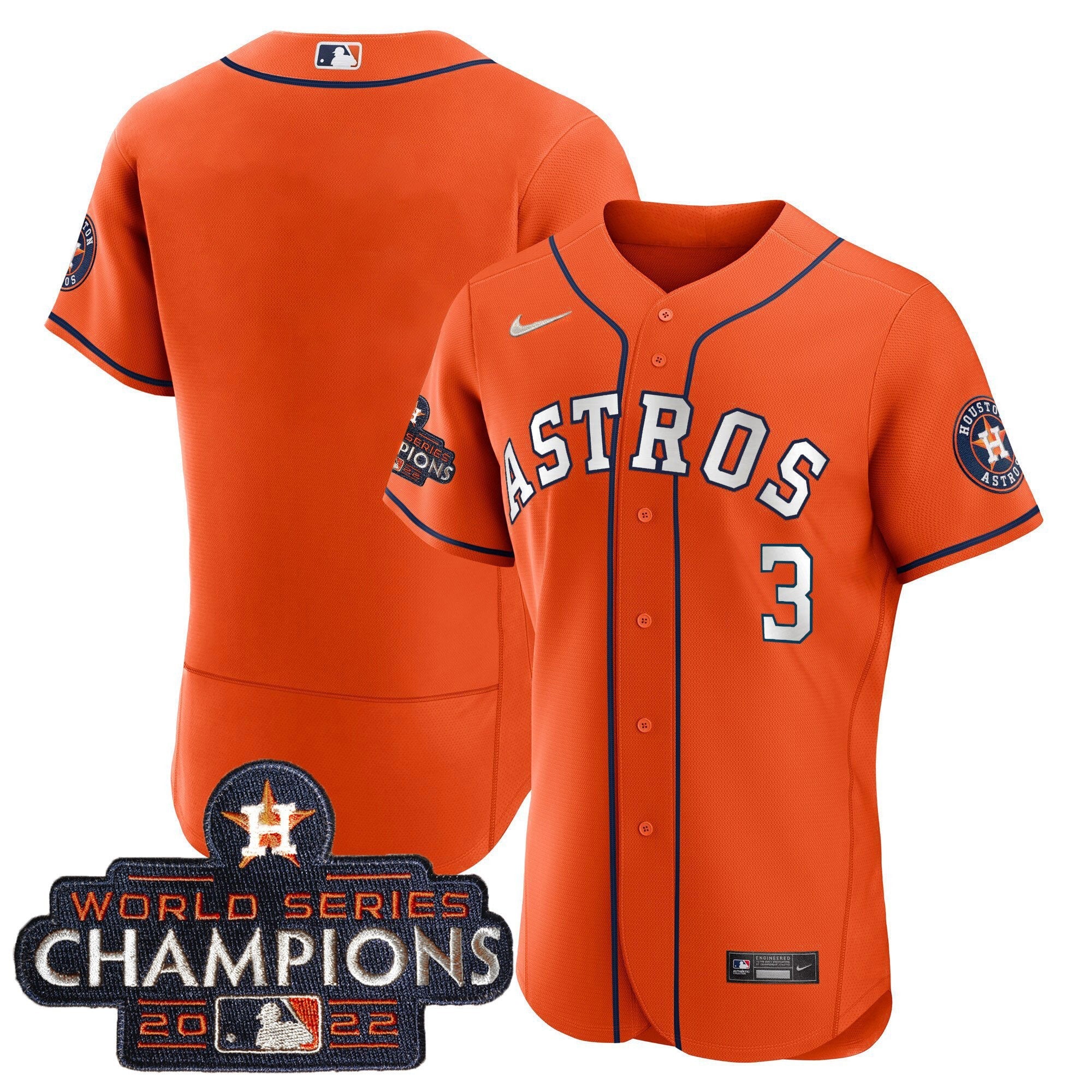 2023 Champions Orange White Jersey