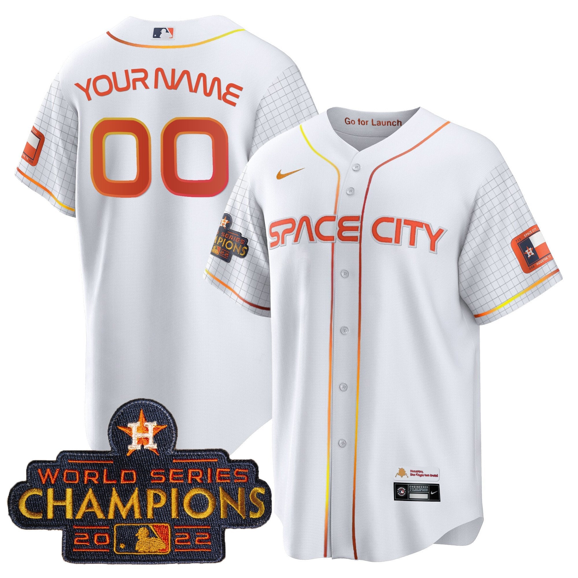 2023 Space City Champions Custom Jersey