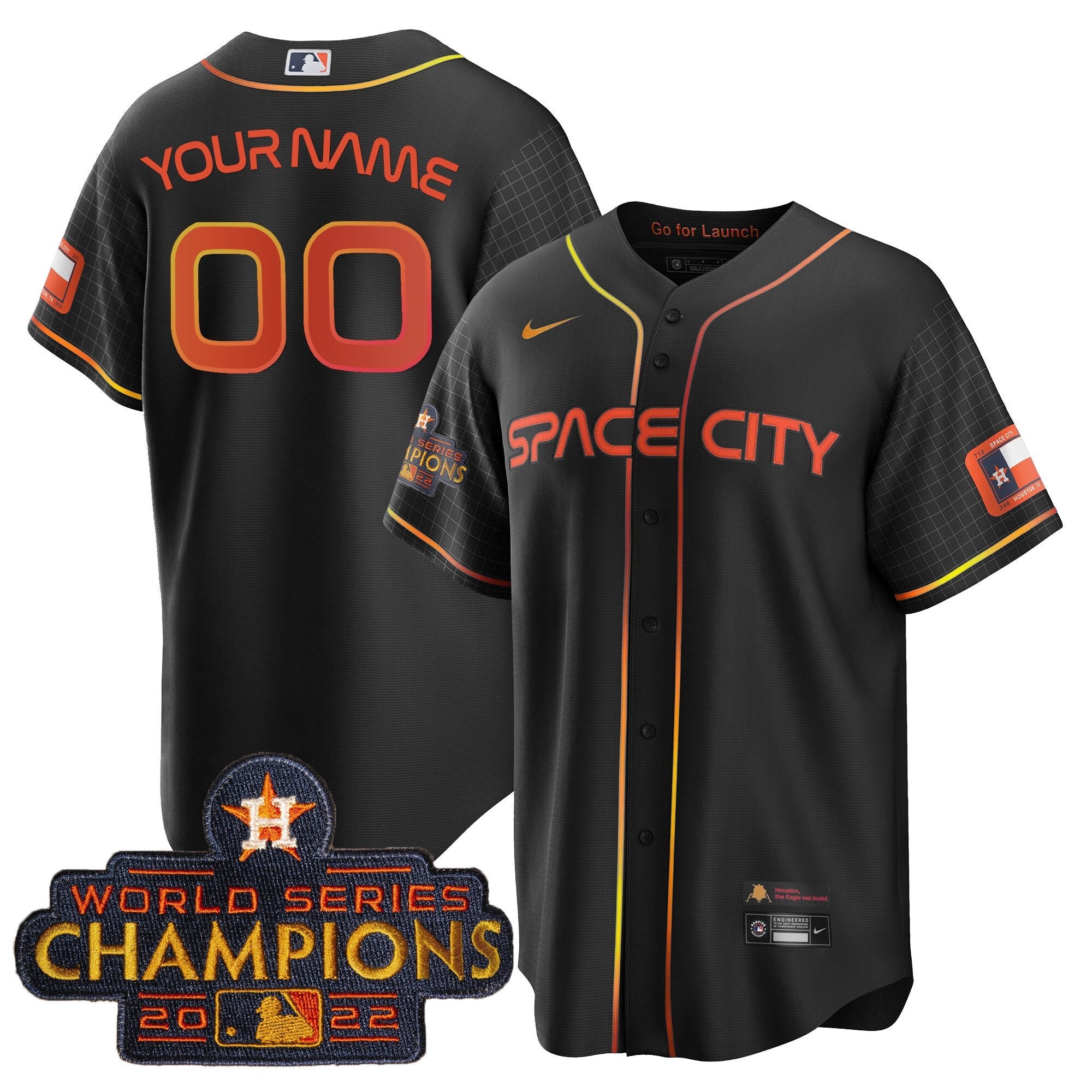 2023 Space City Champions Custom Jersey