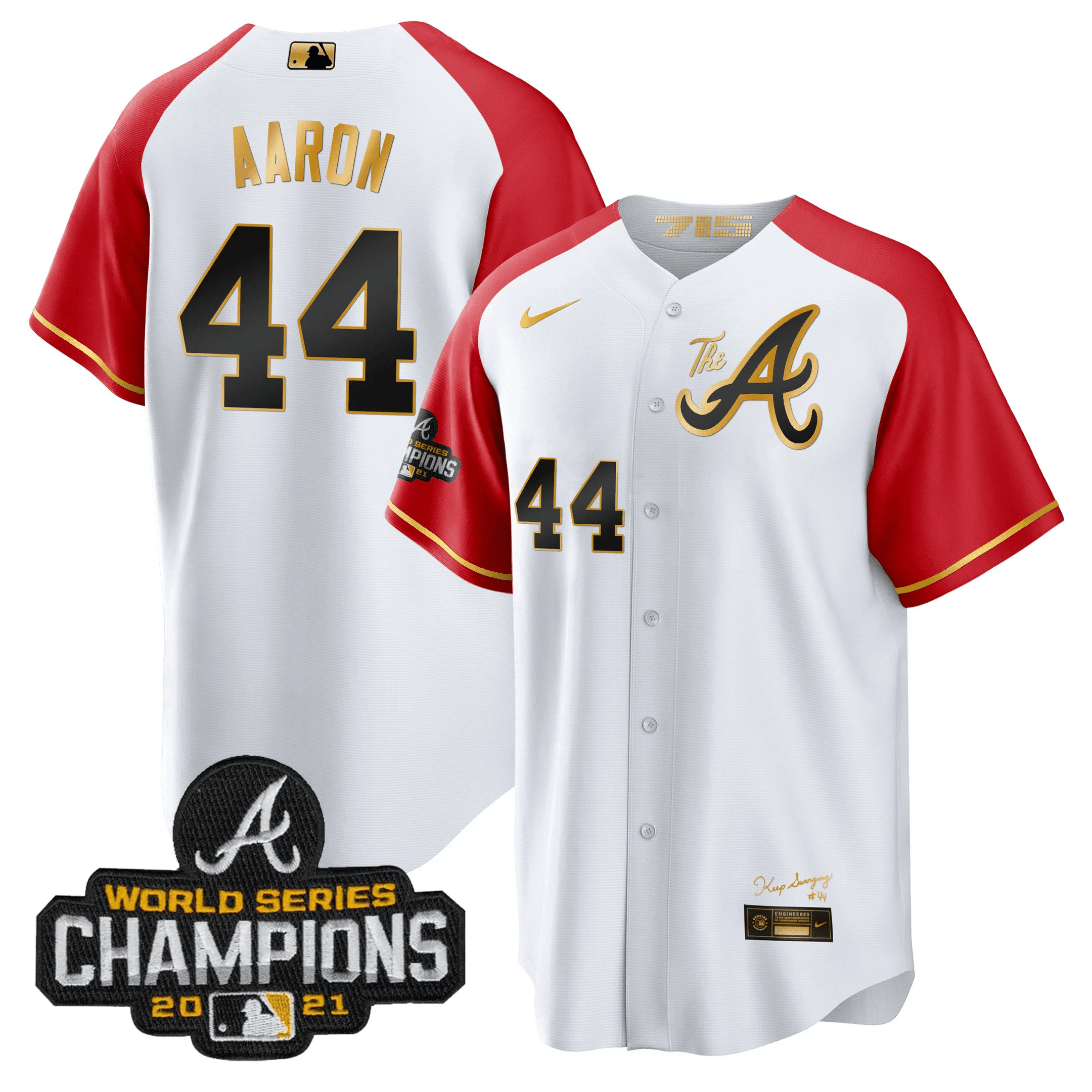 Men’s Atlanta Champions Alternate Gold Cool Base Jersey