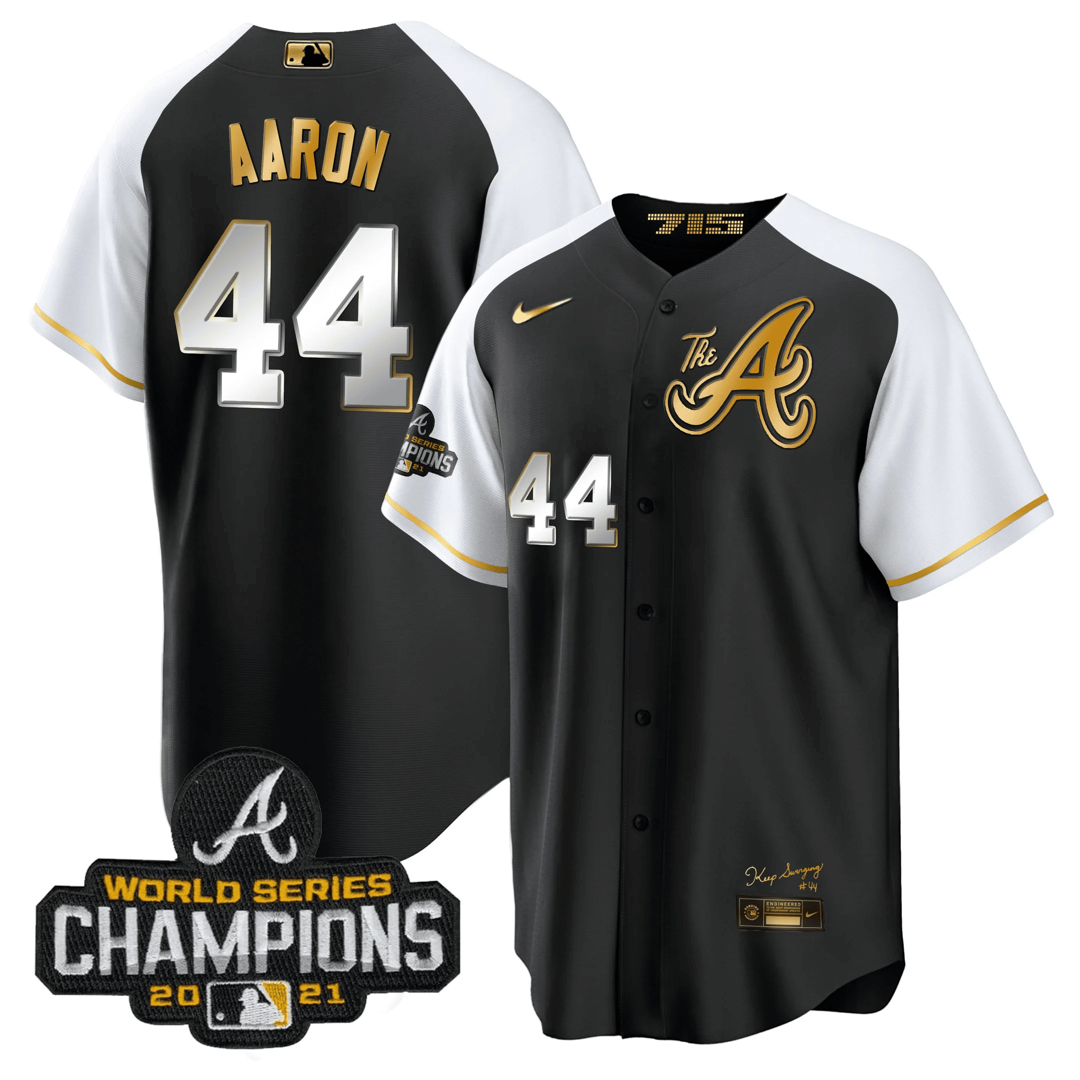 Men’s Atlanta Champions Alternate Gold Cool Base Jersey