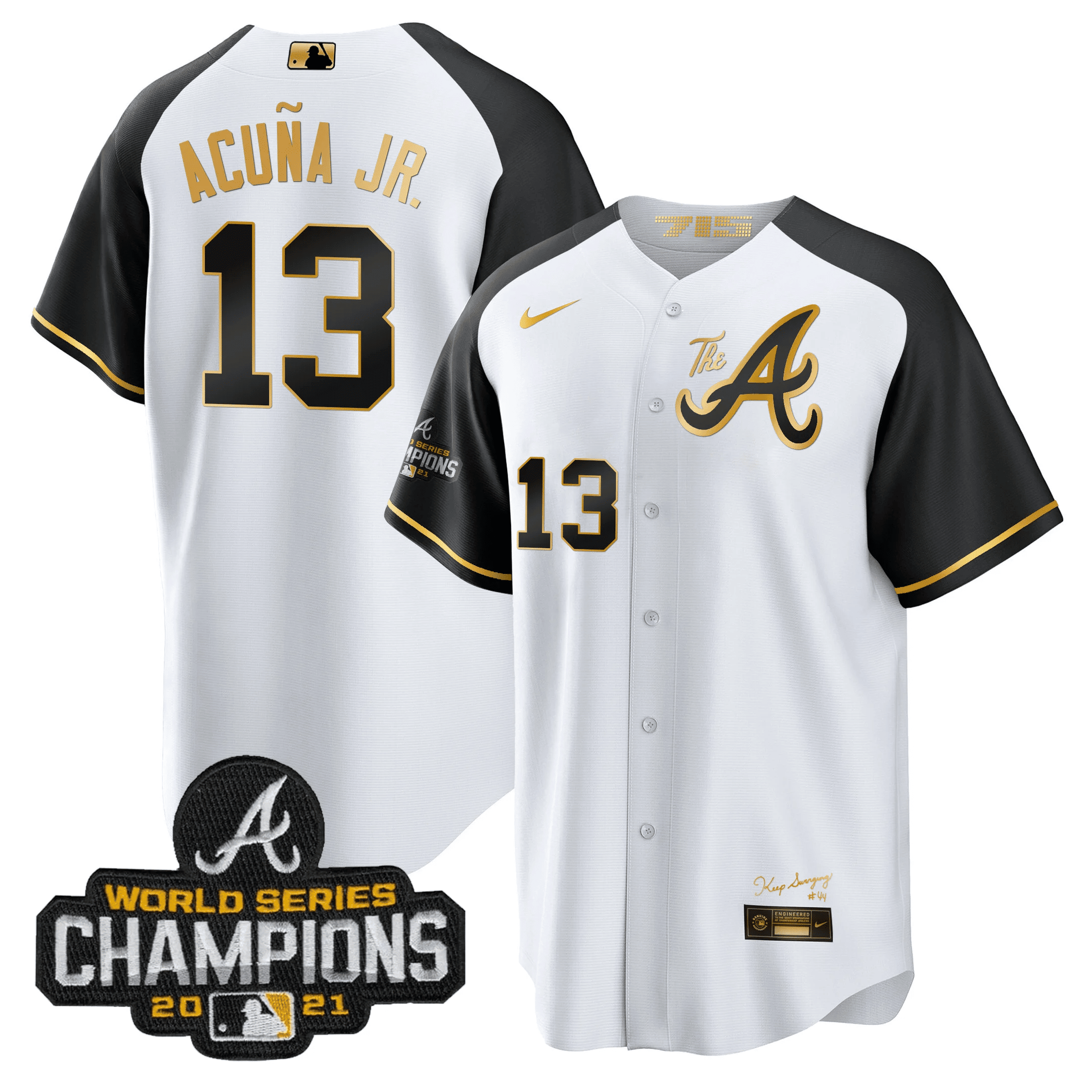 Men’s Atlanta Champions Alternate Gold Cool Base Jersey