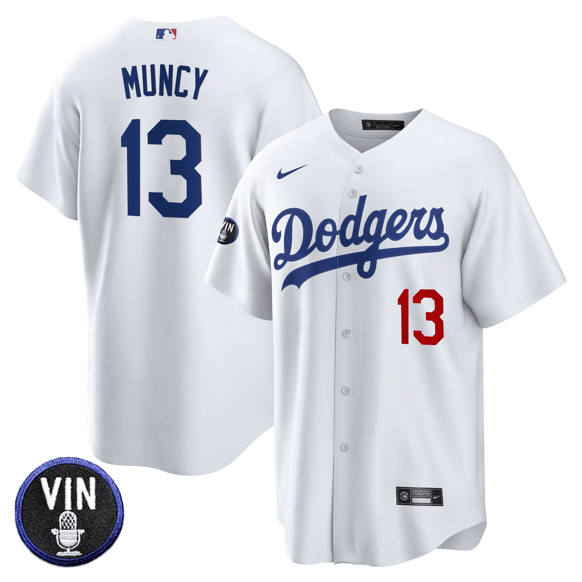 Men’s Vin Scully Patch Cool Base Jersey