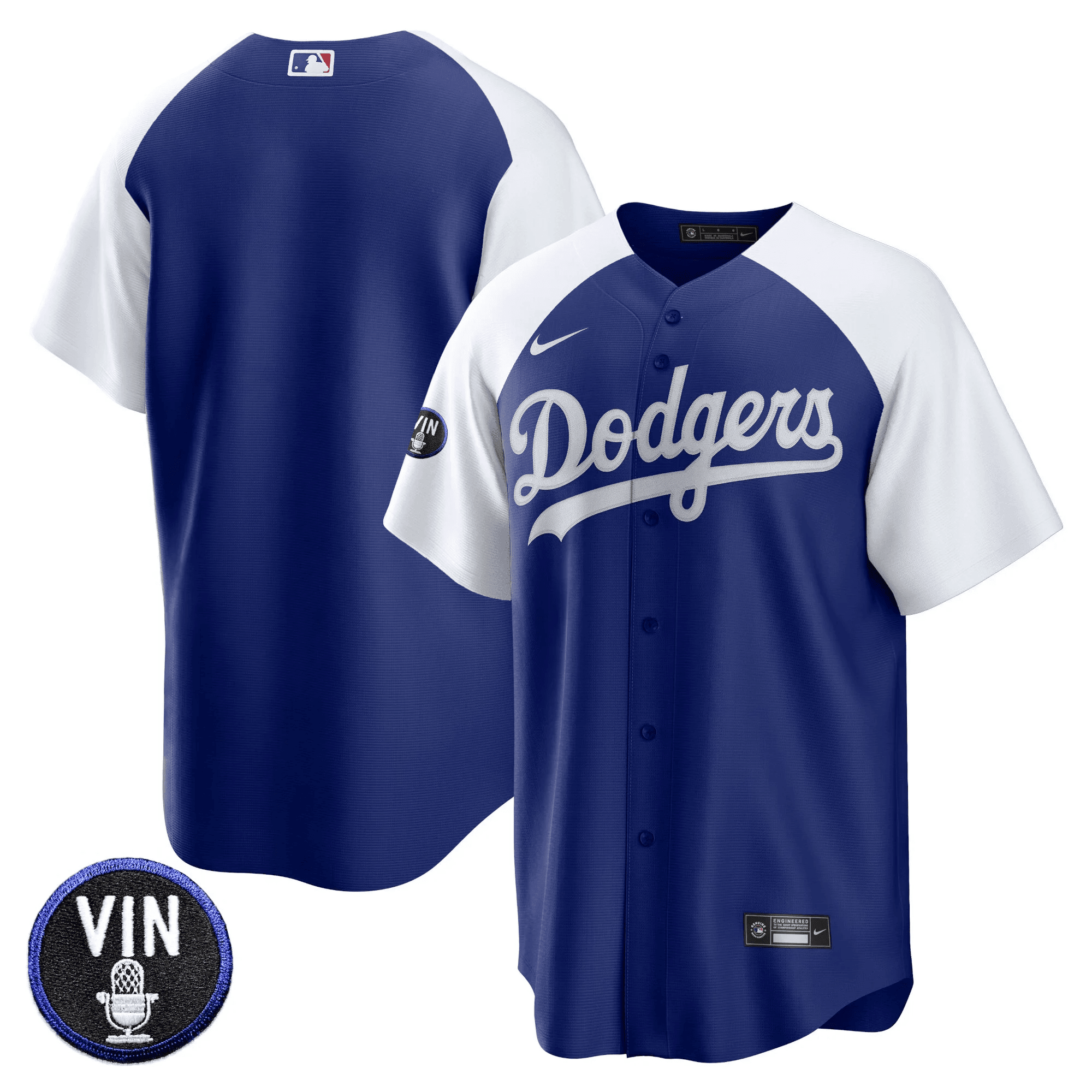 Men’s Vin Scully Patch Cool Base Jersey