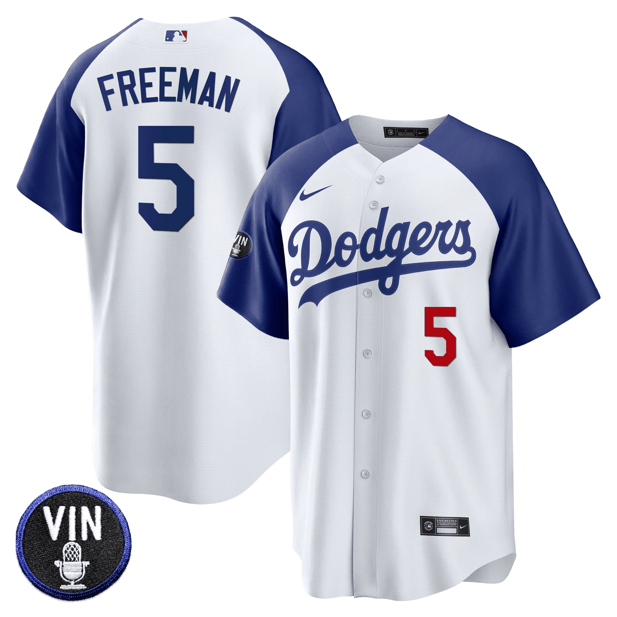Men’s Vin Scully Patch Cool Base Jersey