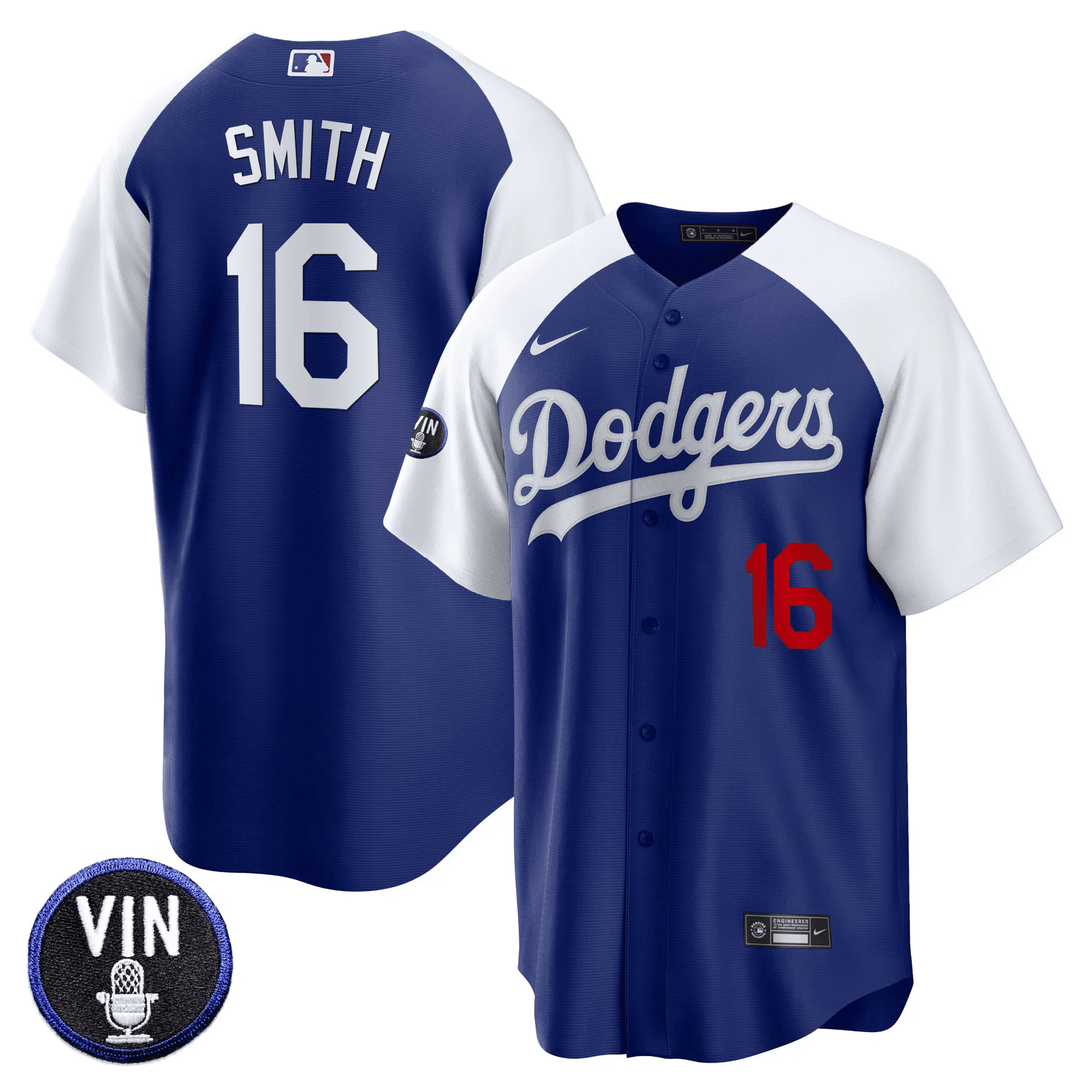 Men’s Vin Scully Patch Cool Base Jersey