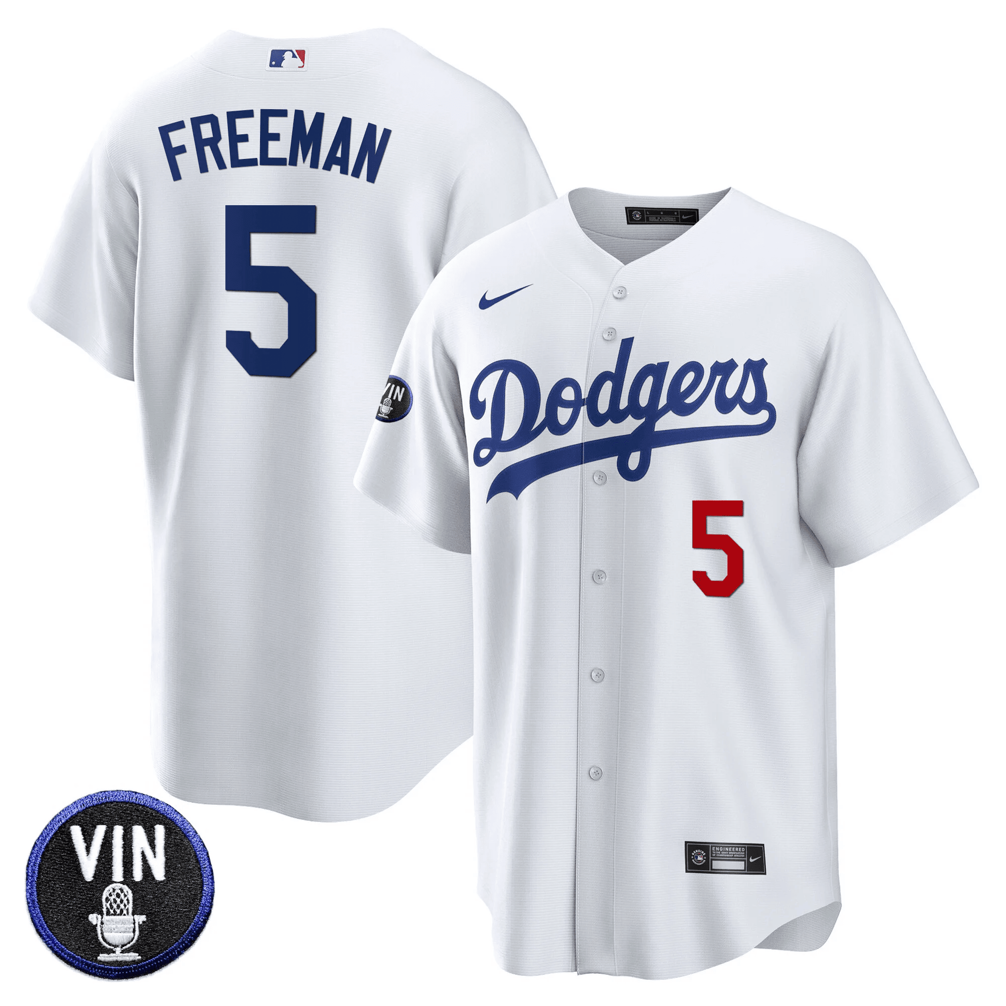 Men’s Vin Scully Patch Cool Base Jersey