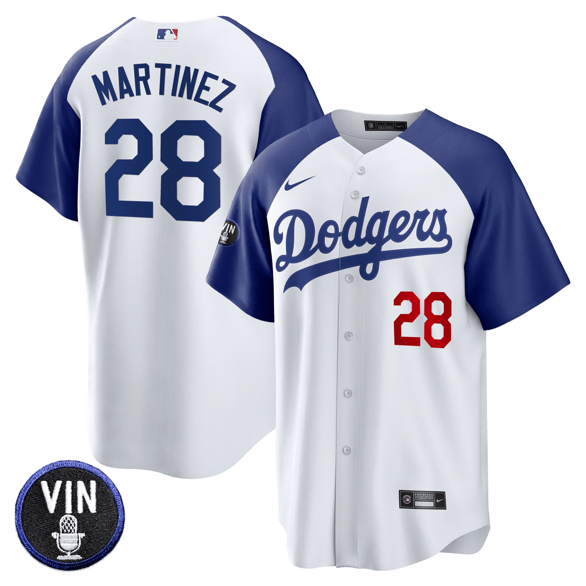Men’s Vin Scully Patch Cool Base Jersey