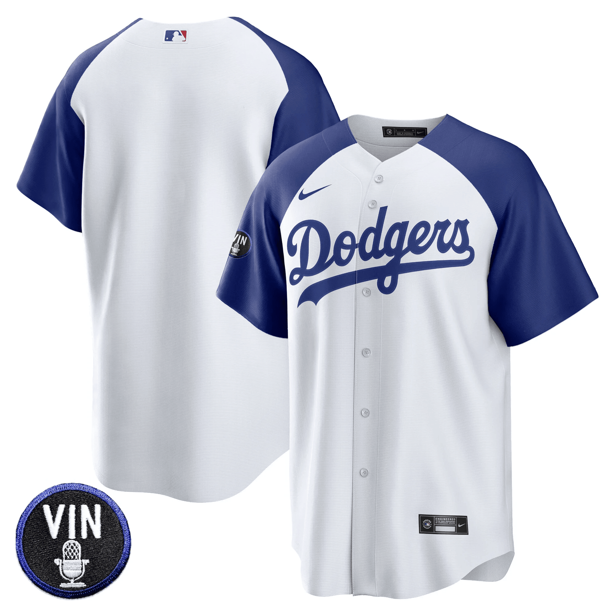 Men’s Vin Scully Patch Cool Base Jersey
