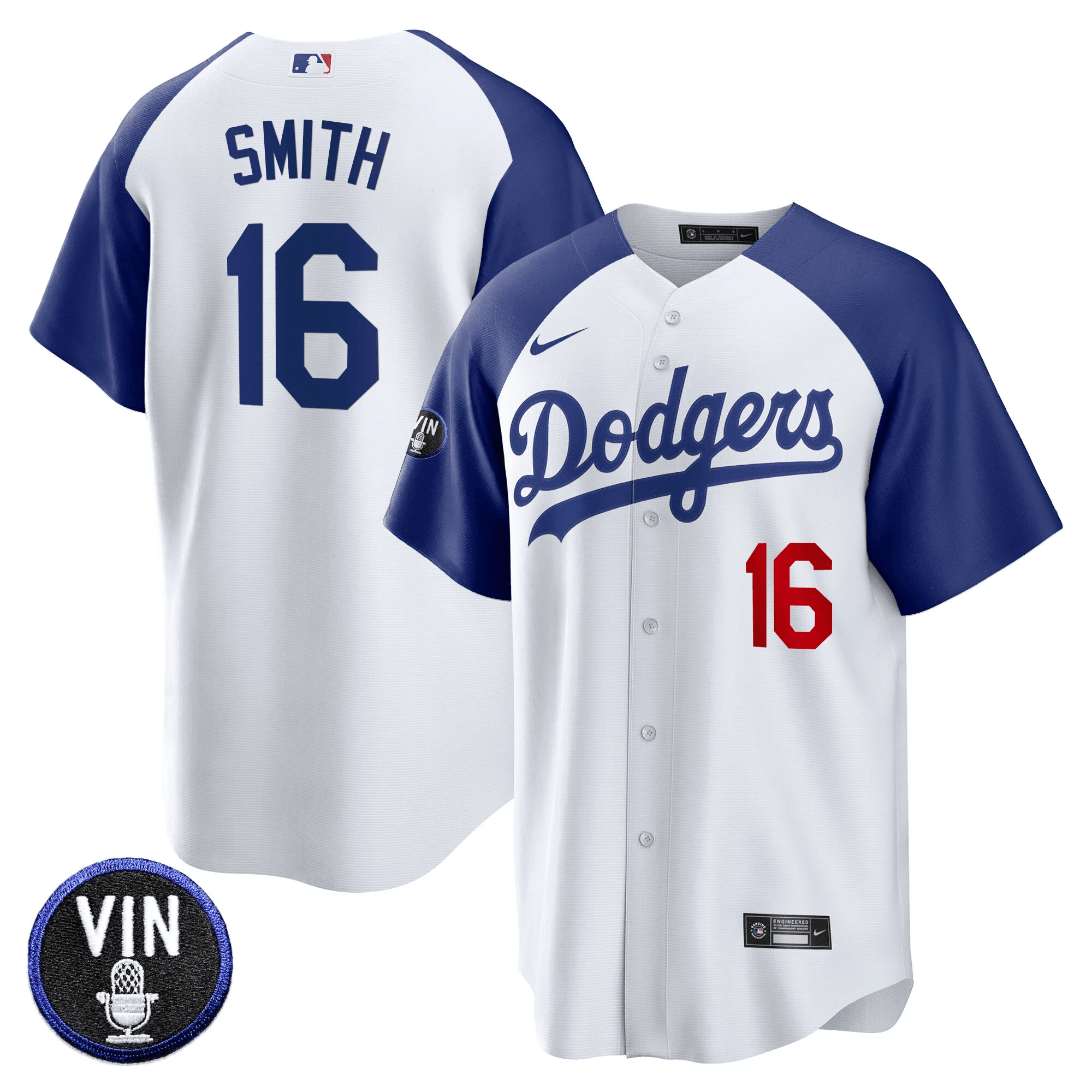 Men’s Vin Scully Patch Cool Base Jersey