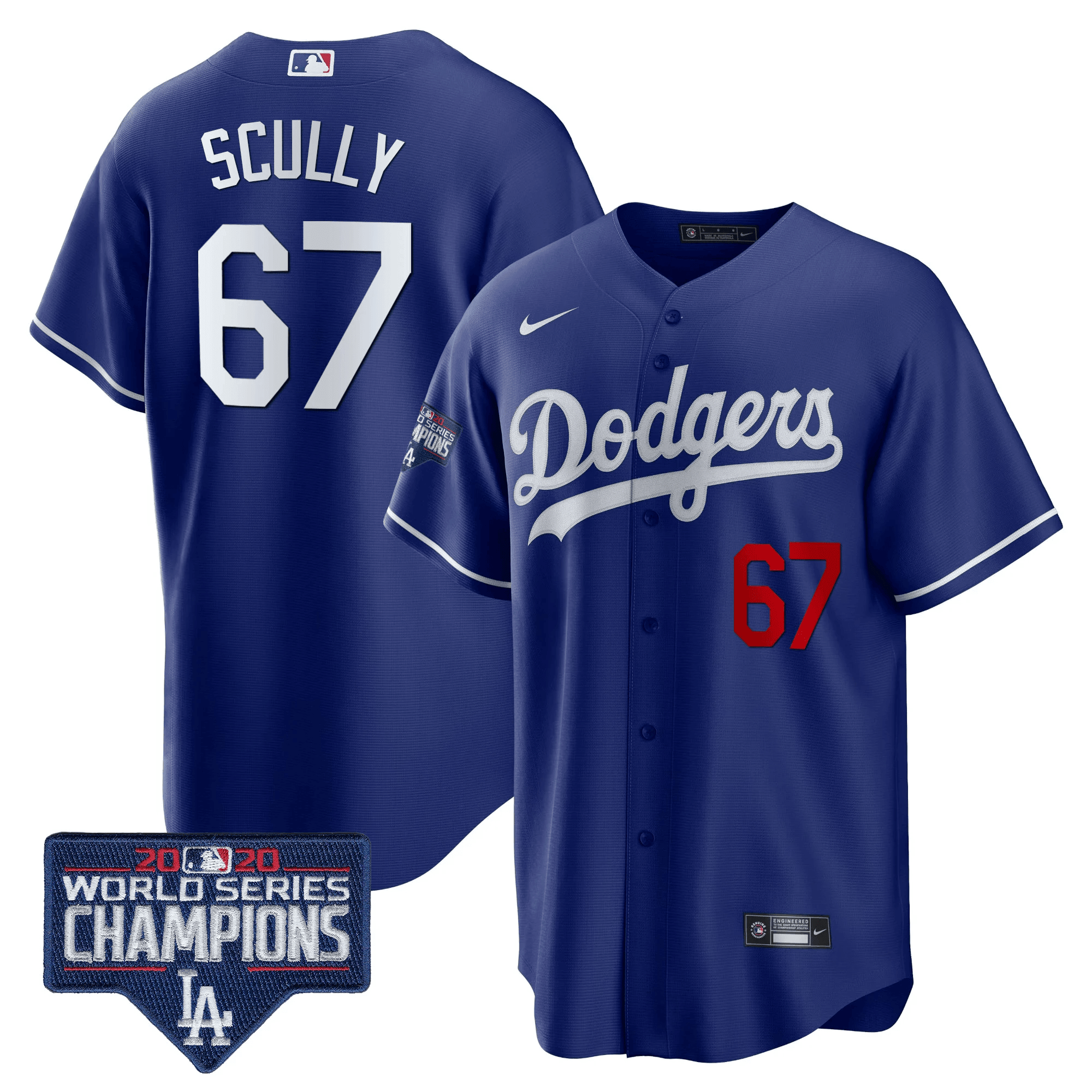 Men’s World Series Champions Patch Cool Base Jersey