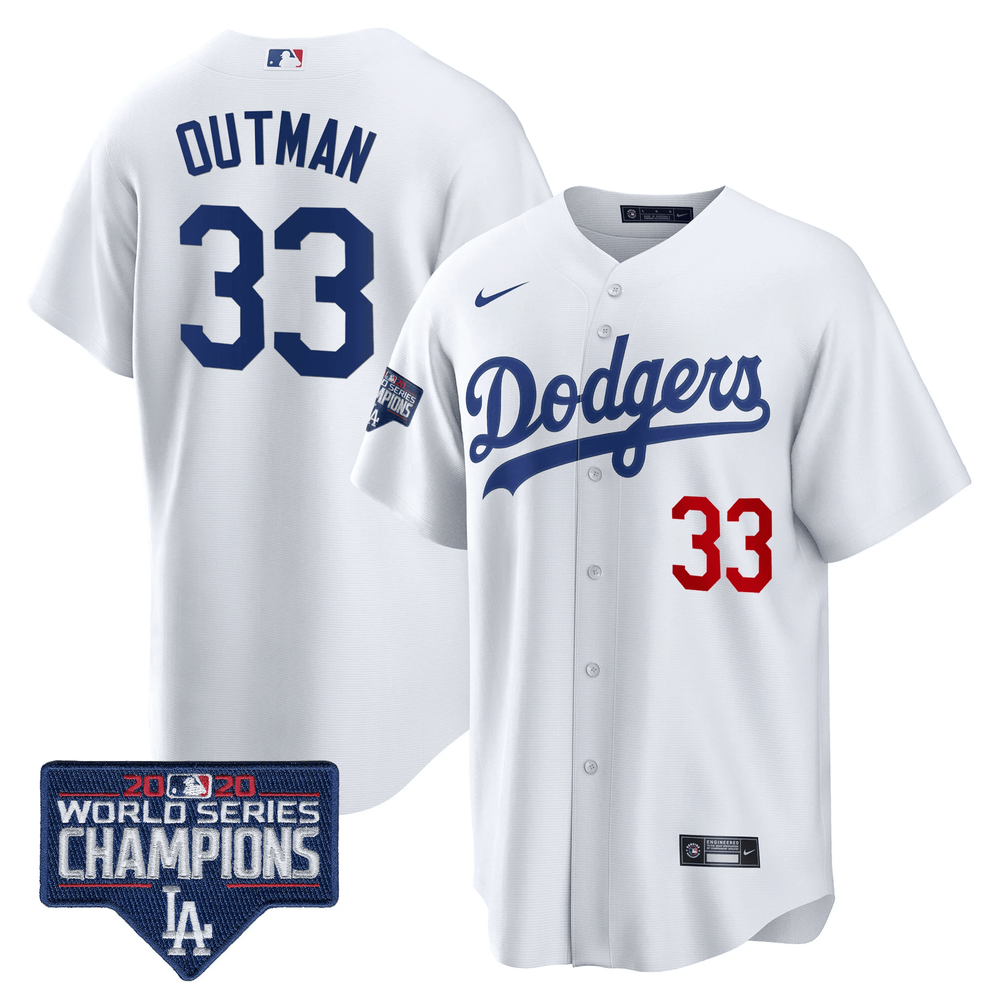 Men’s World Series Champions Patch Cool Base Jersey