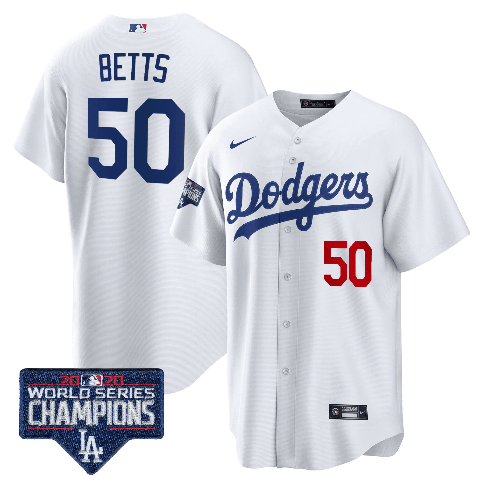 Men’s World Series Champions Patch Cool Base Jersey
