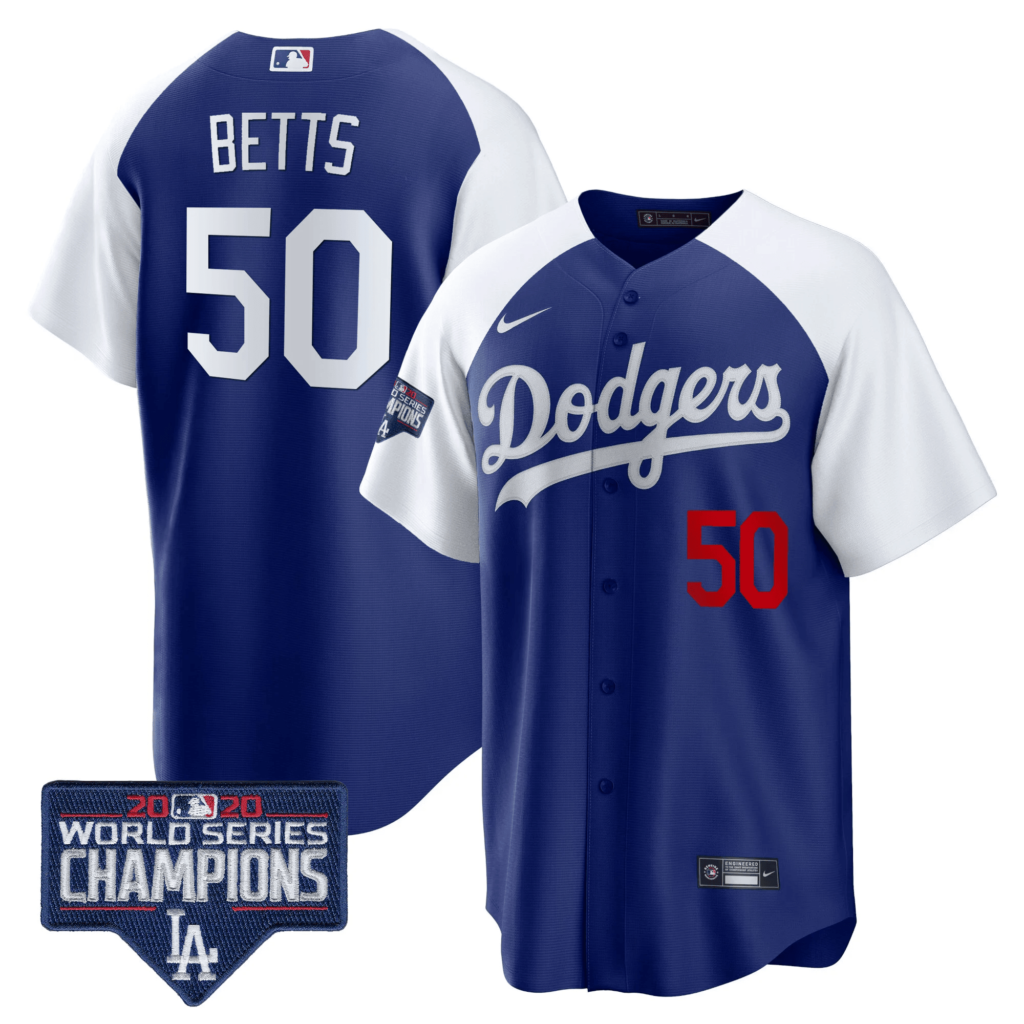 Men’s World Series Champions Patch Cool Base Jersey