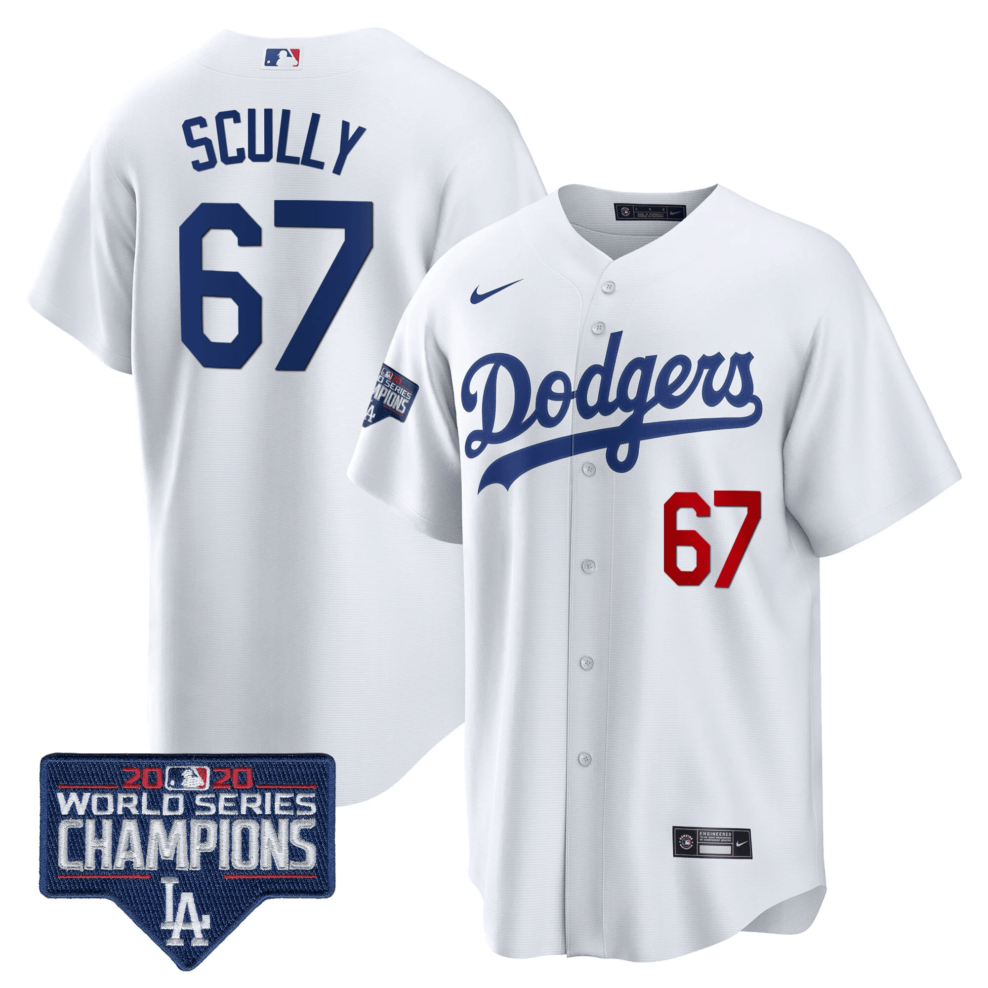 Men’s World Series Champions Patch Cool Base Jersey