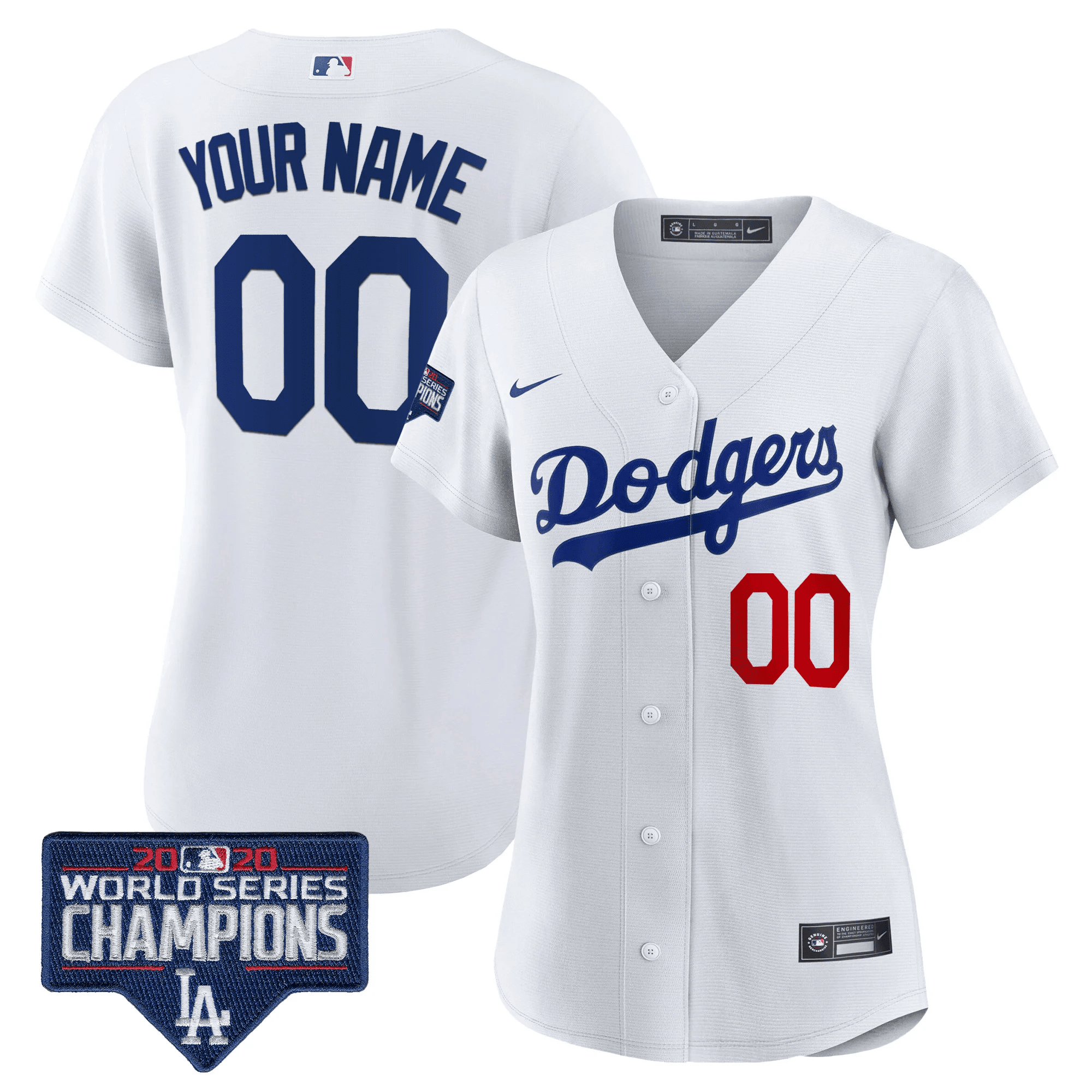 World Series Champions Patch Cool Base Custom Jersey