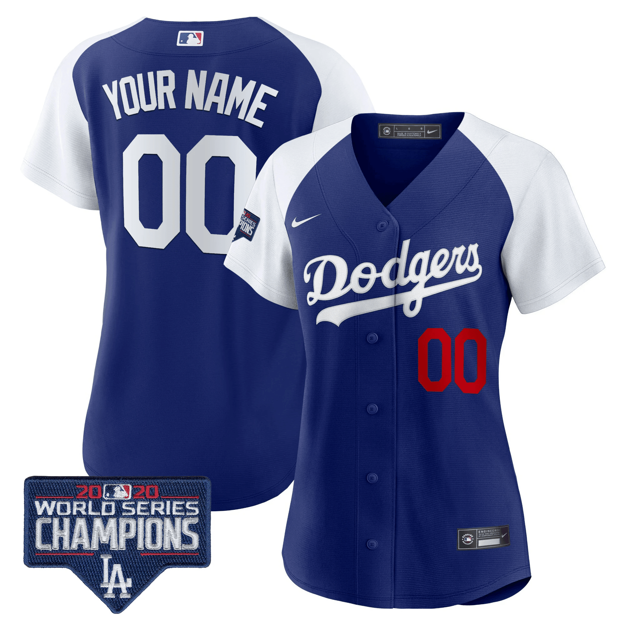 World Series Champions Patch Cool Base Custom Jersey