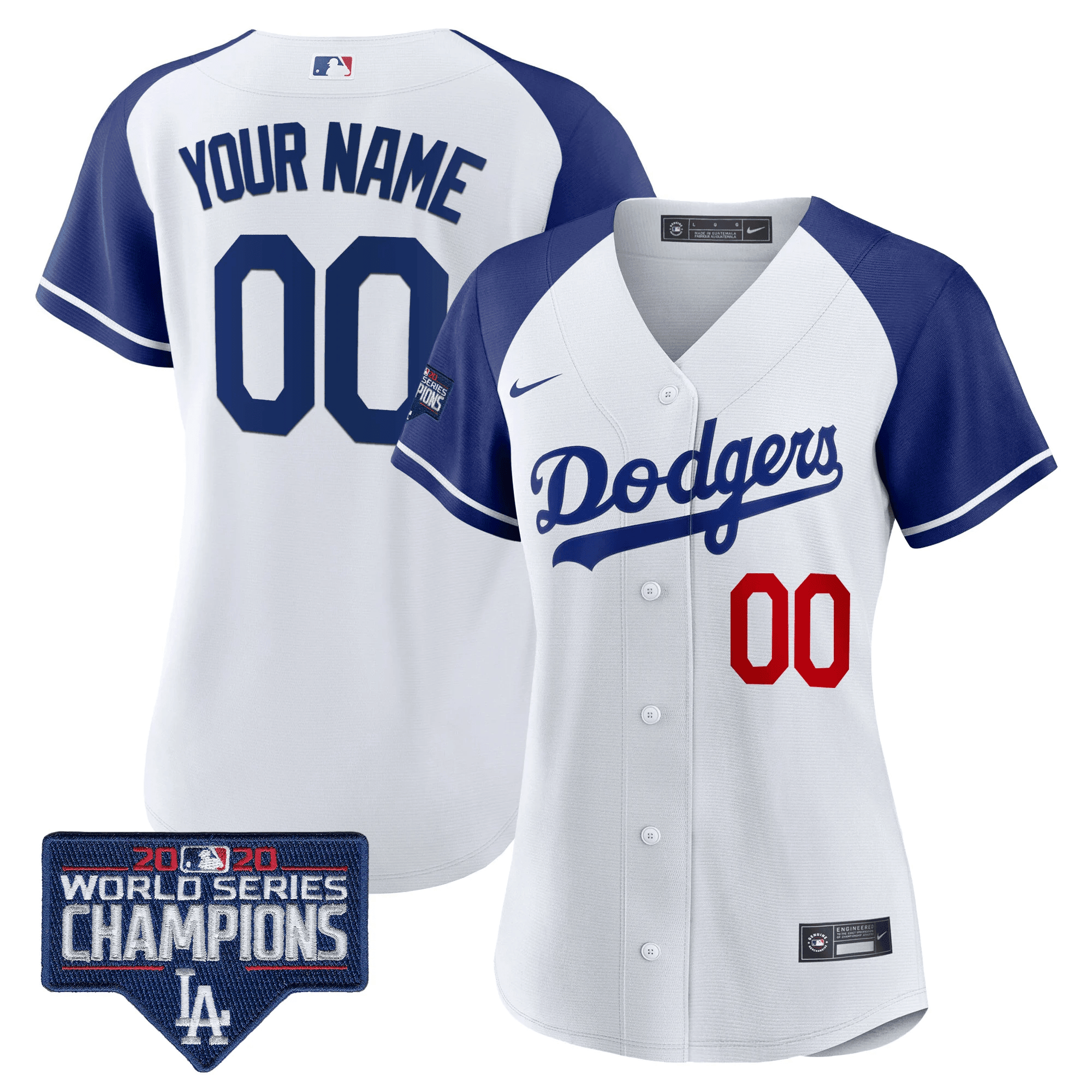 World Series Champions Patch Cool Base Custom Jersey