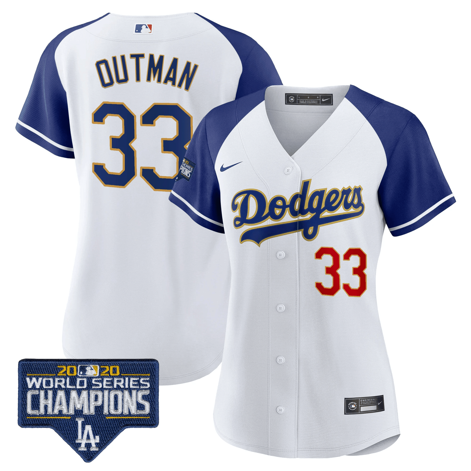 Women’s World Series Champions Patch Gold Trim Jersey