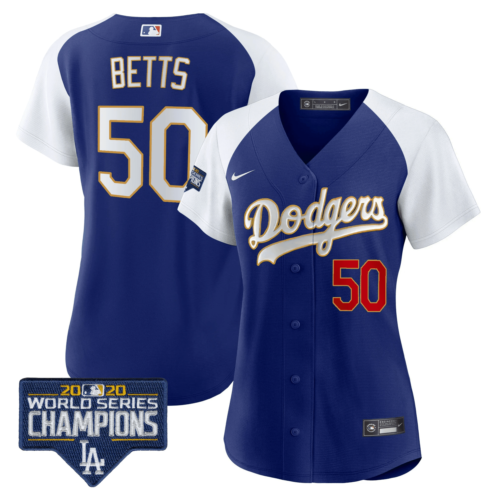 Women’s World Series Champions Patch Gold Trim Jersey