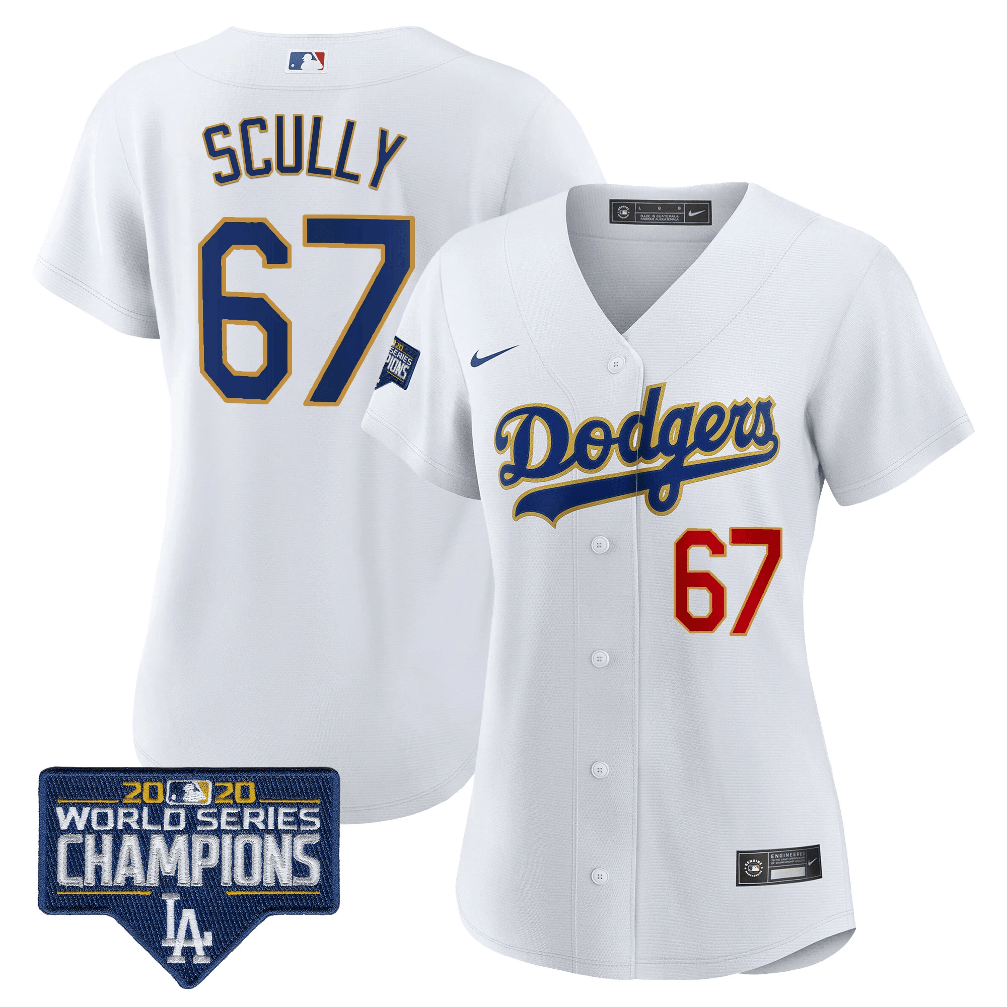 Women’s World Series Champions Patch Gold Trim Jersey