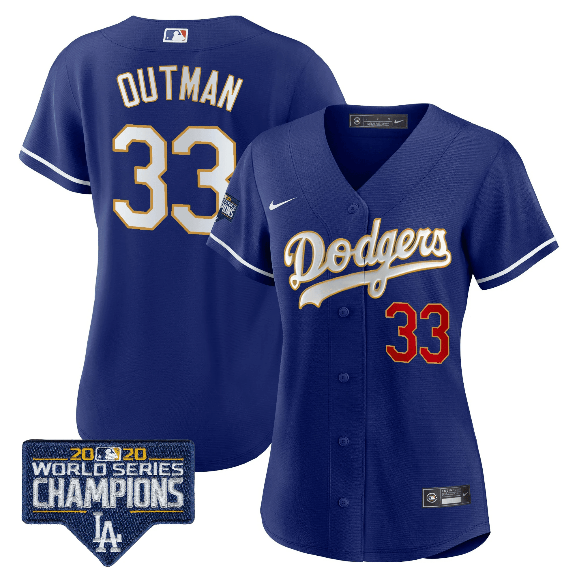 Women’s World Series Champions Patch Gold Trim Jersey