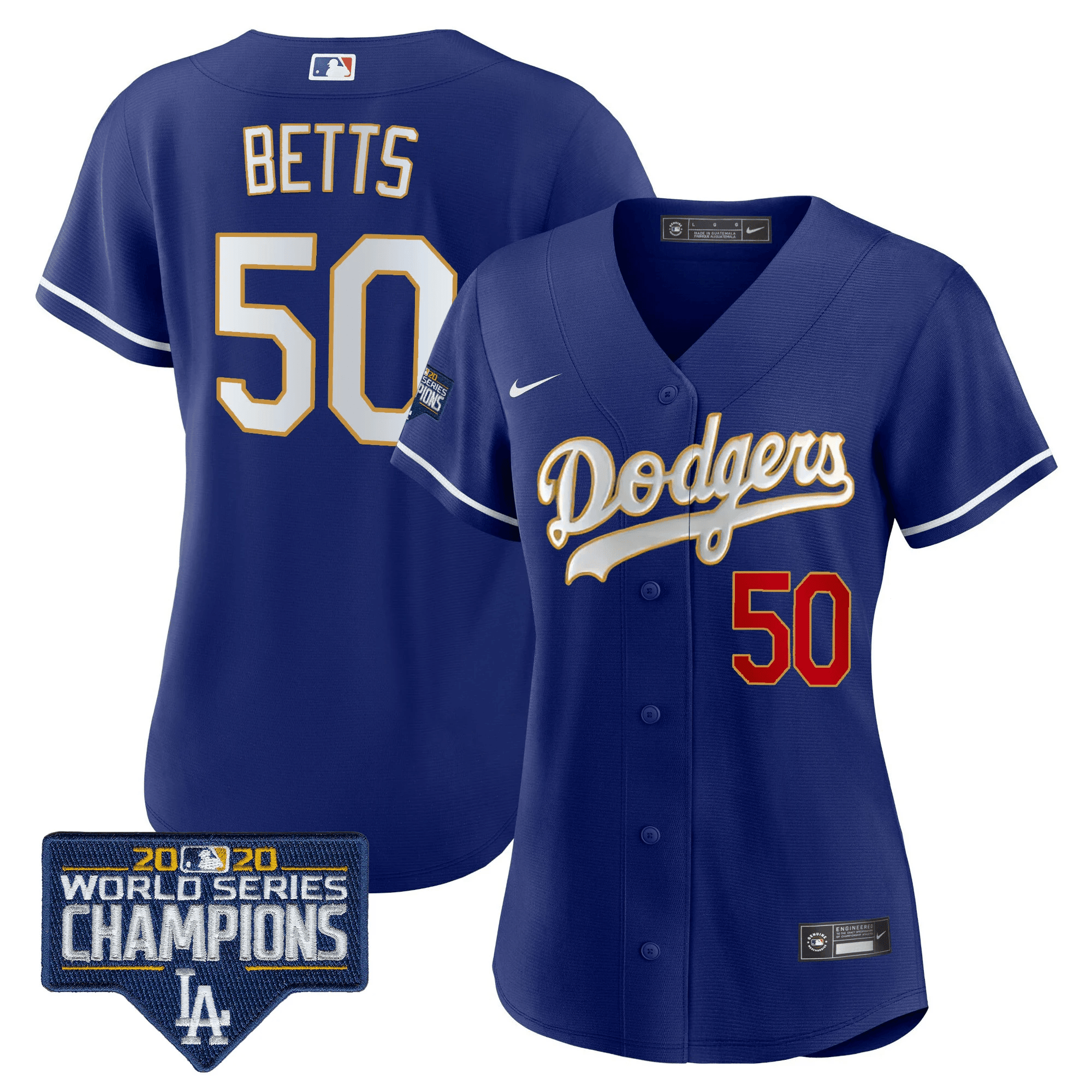Women’s World Series Champions Patch Gold Trim Jersey