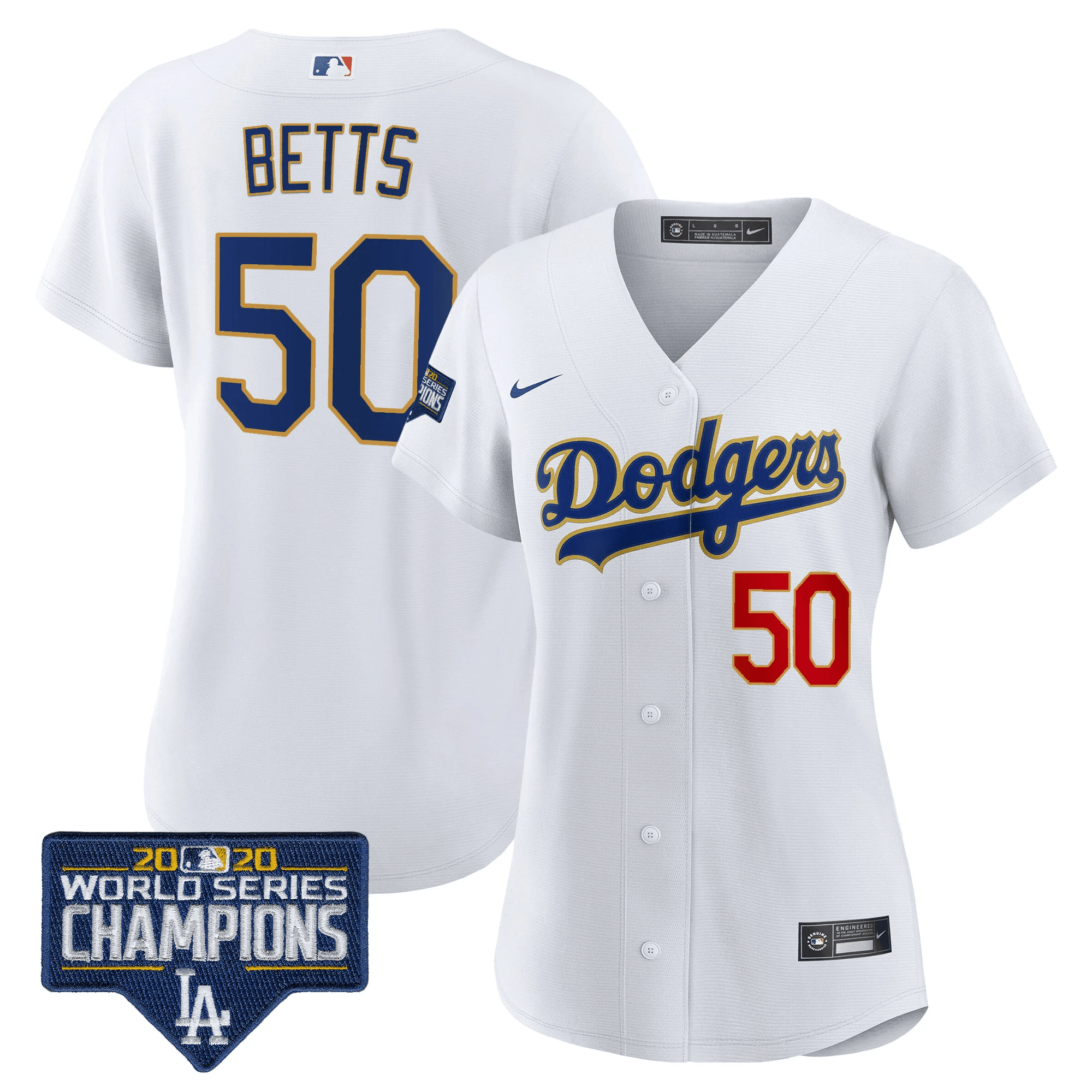 Women’s World Series Champions Patch Gold Trim Jersey