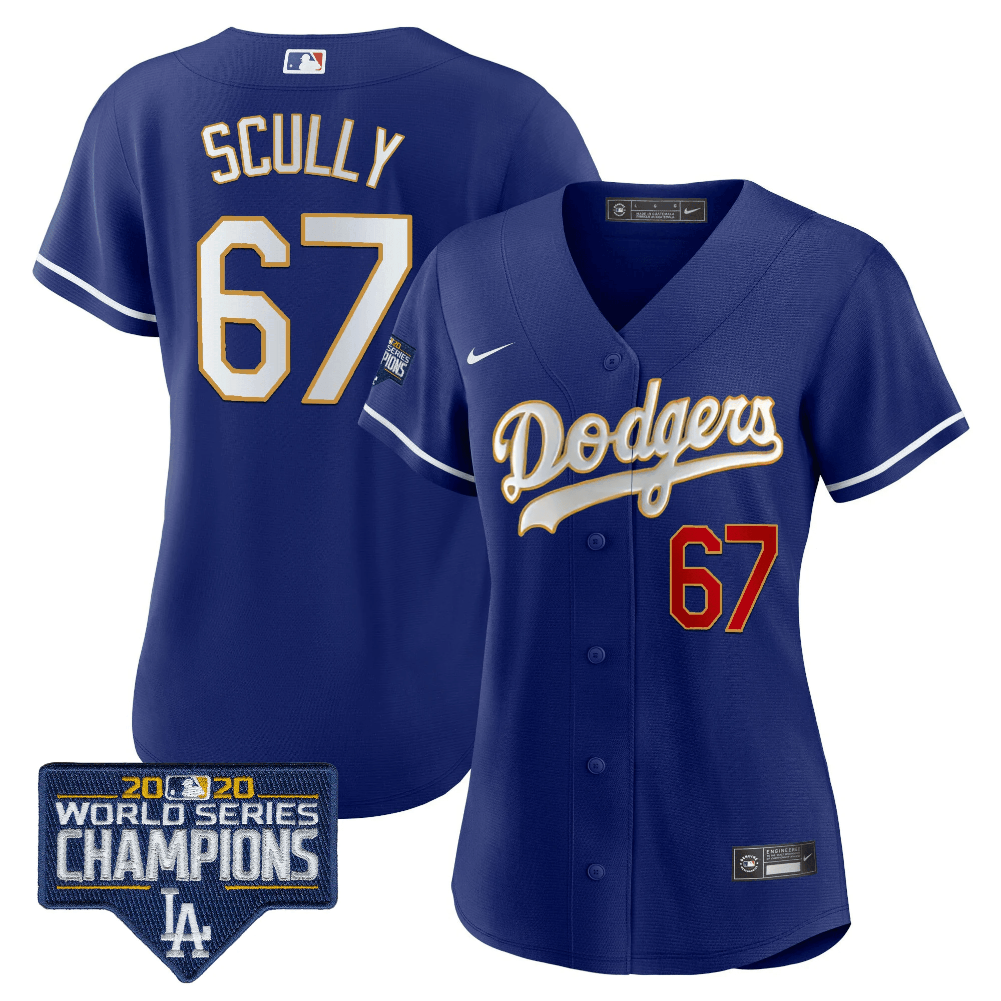 Women’s World Series Champions Patch Gold Trim Jersey
