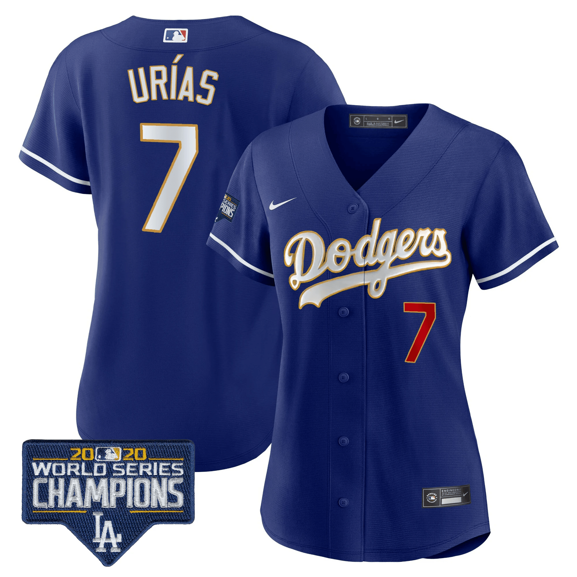 Women’s World Series Champions Patch Gold Trim Jersey
