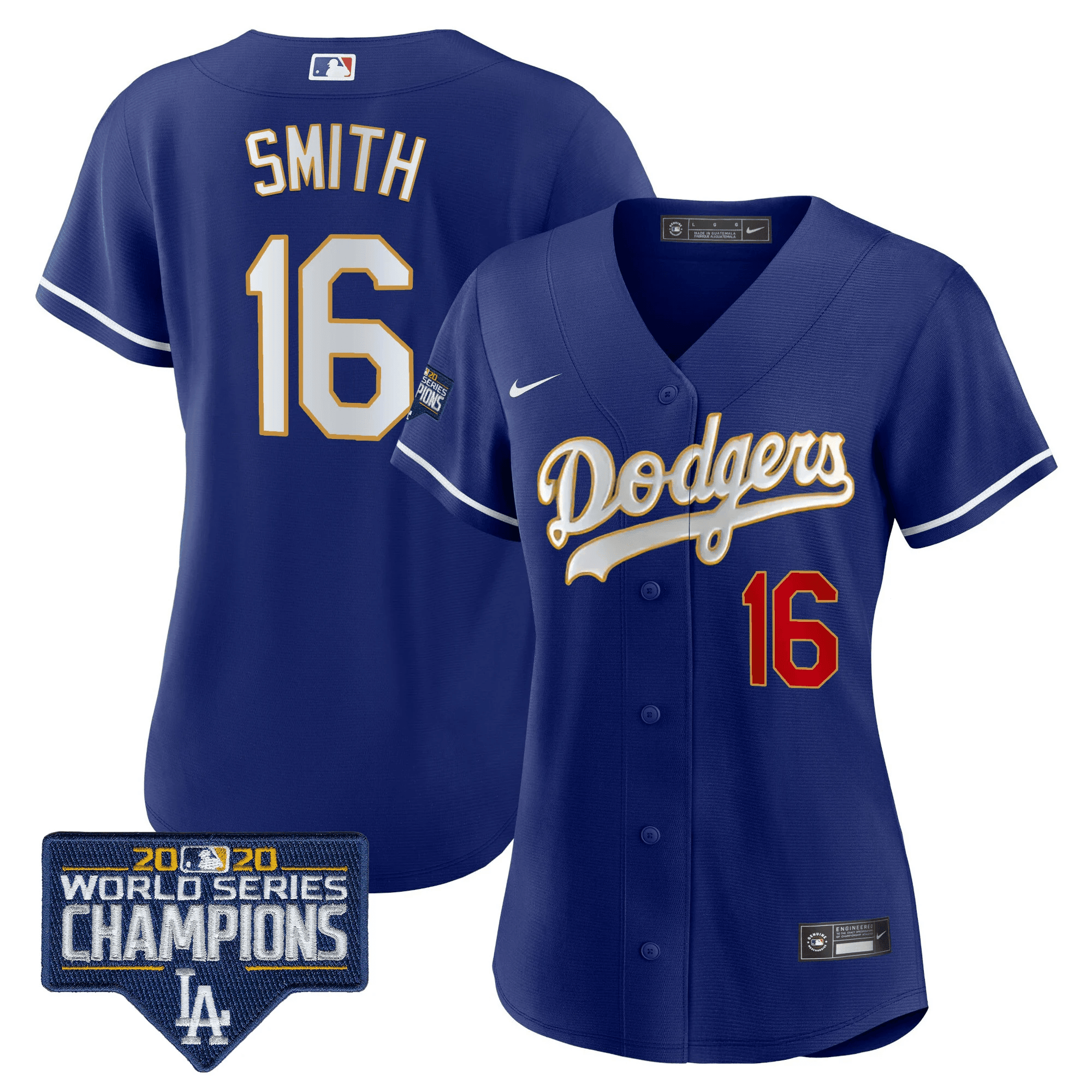Women’s World Series Champions Patch Gold Trim Jersey