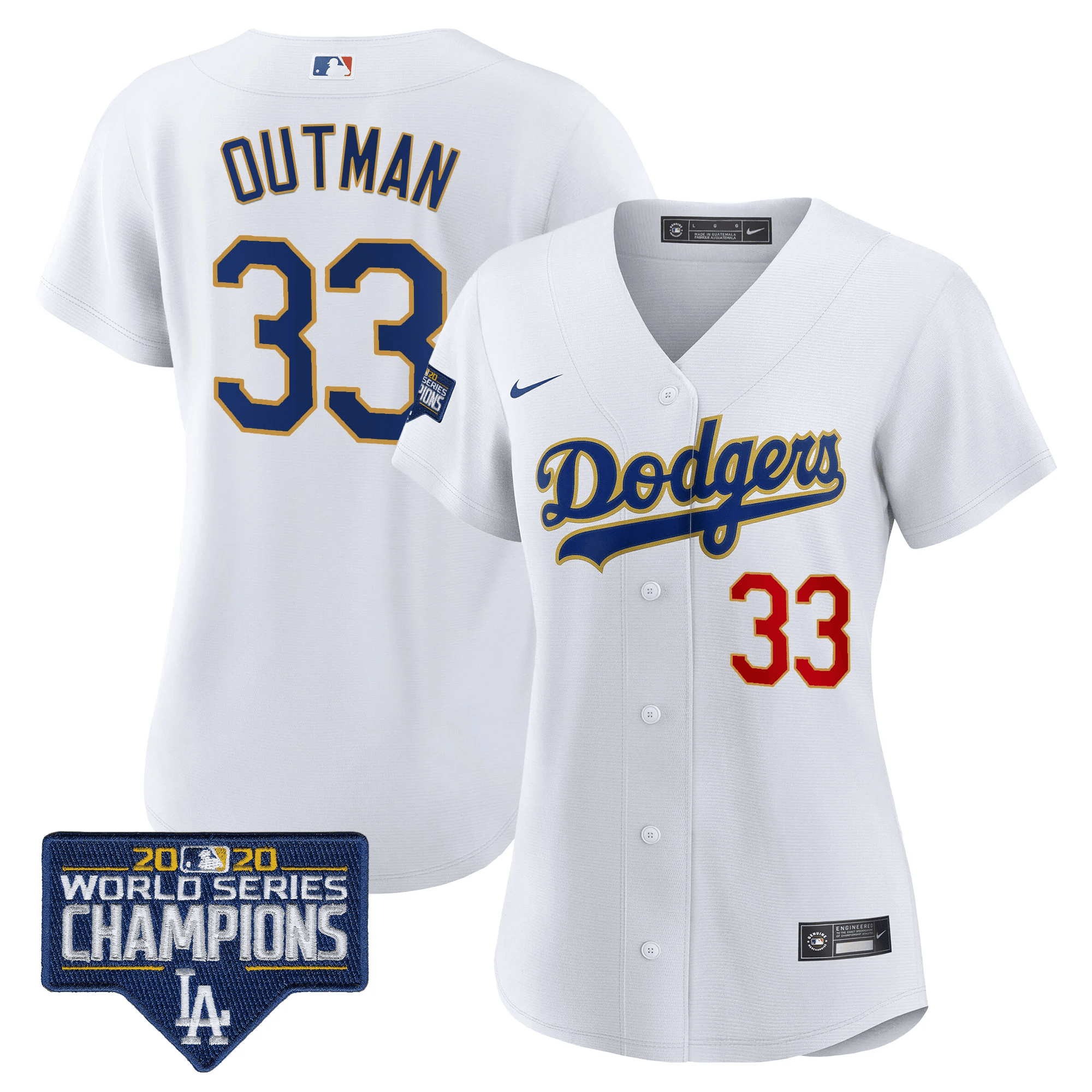 Women’s World Series Champions Patch Gold Trim Jersey