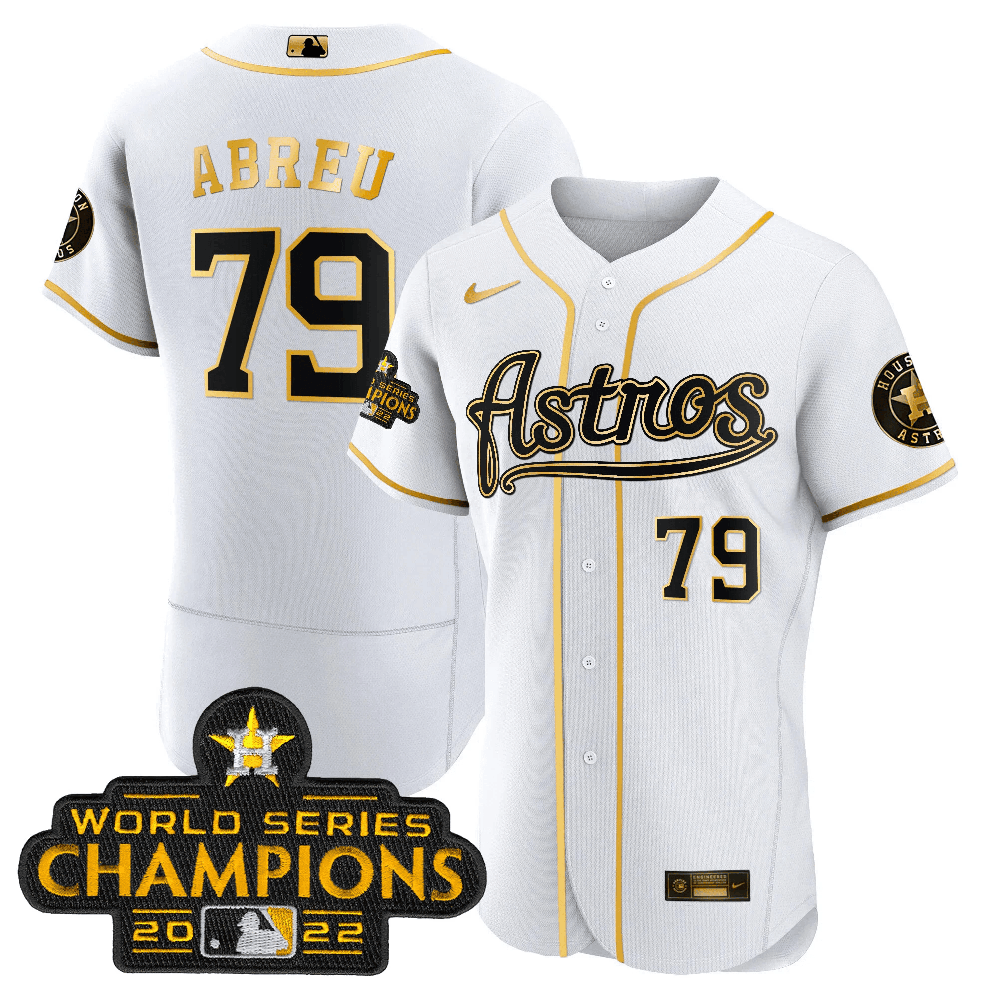 Men’s Champions & Throwback Patch Gold Jersey V2