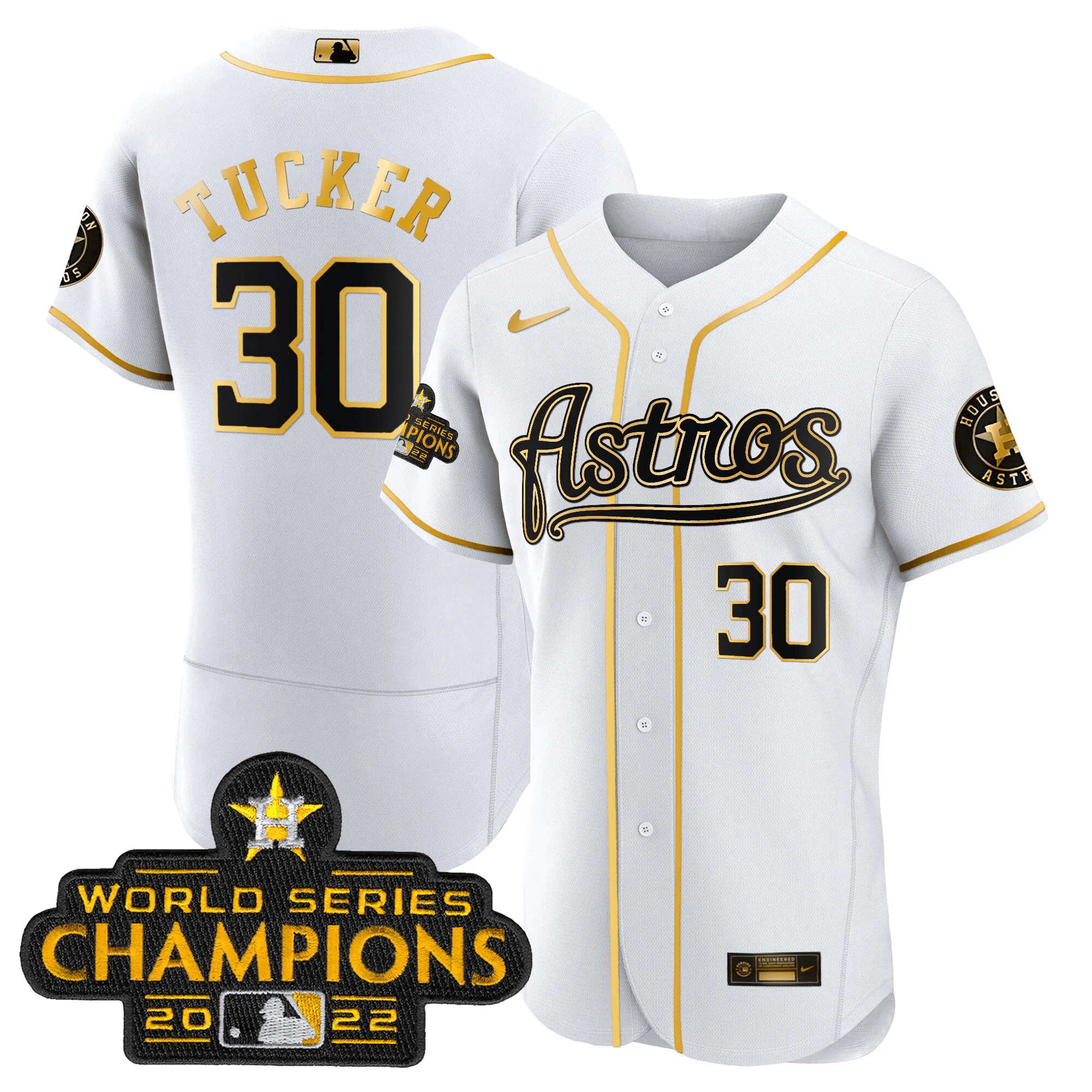 Men’s Champions & Throwback Patch Gold Jersey V2