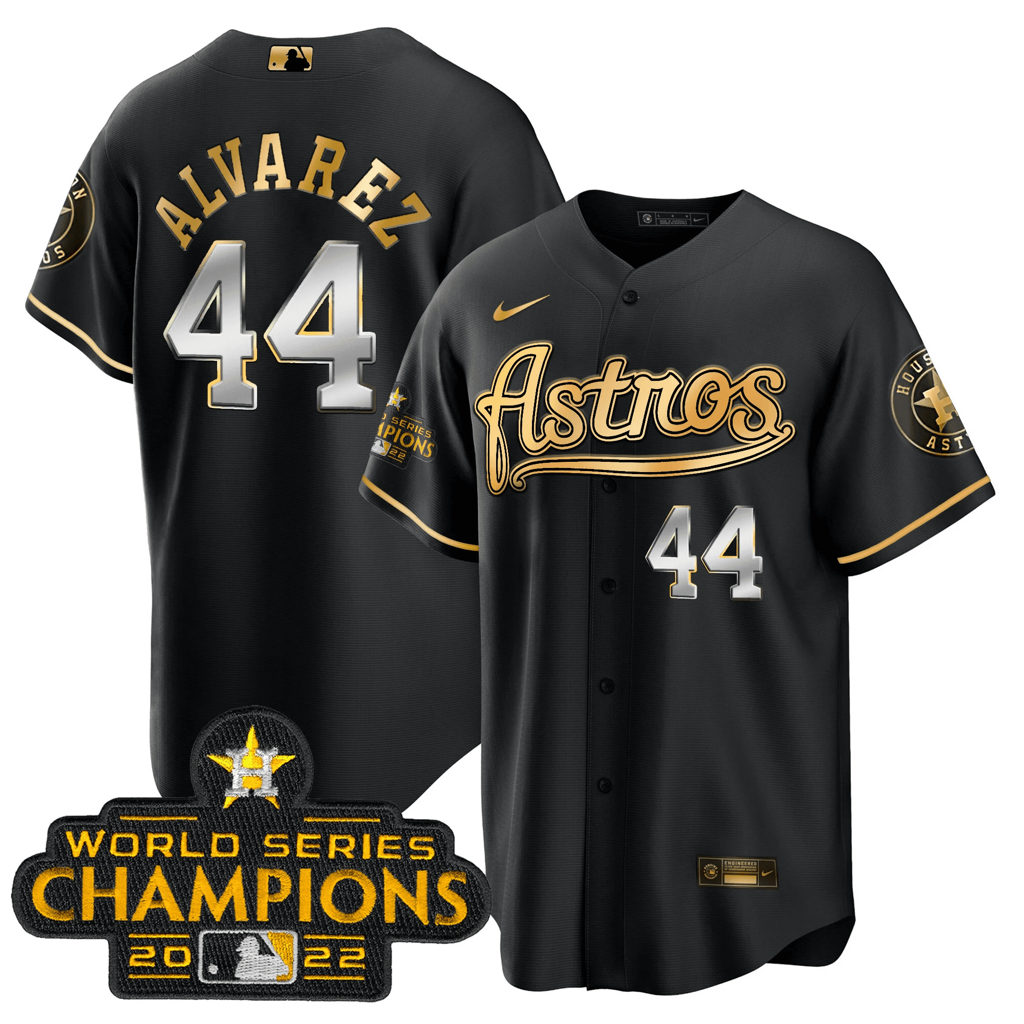 Men’s Champions & Throwback Patch Gold Jersey V2