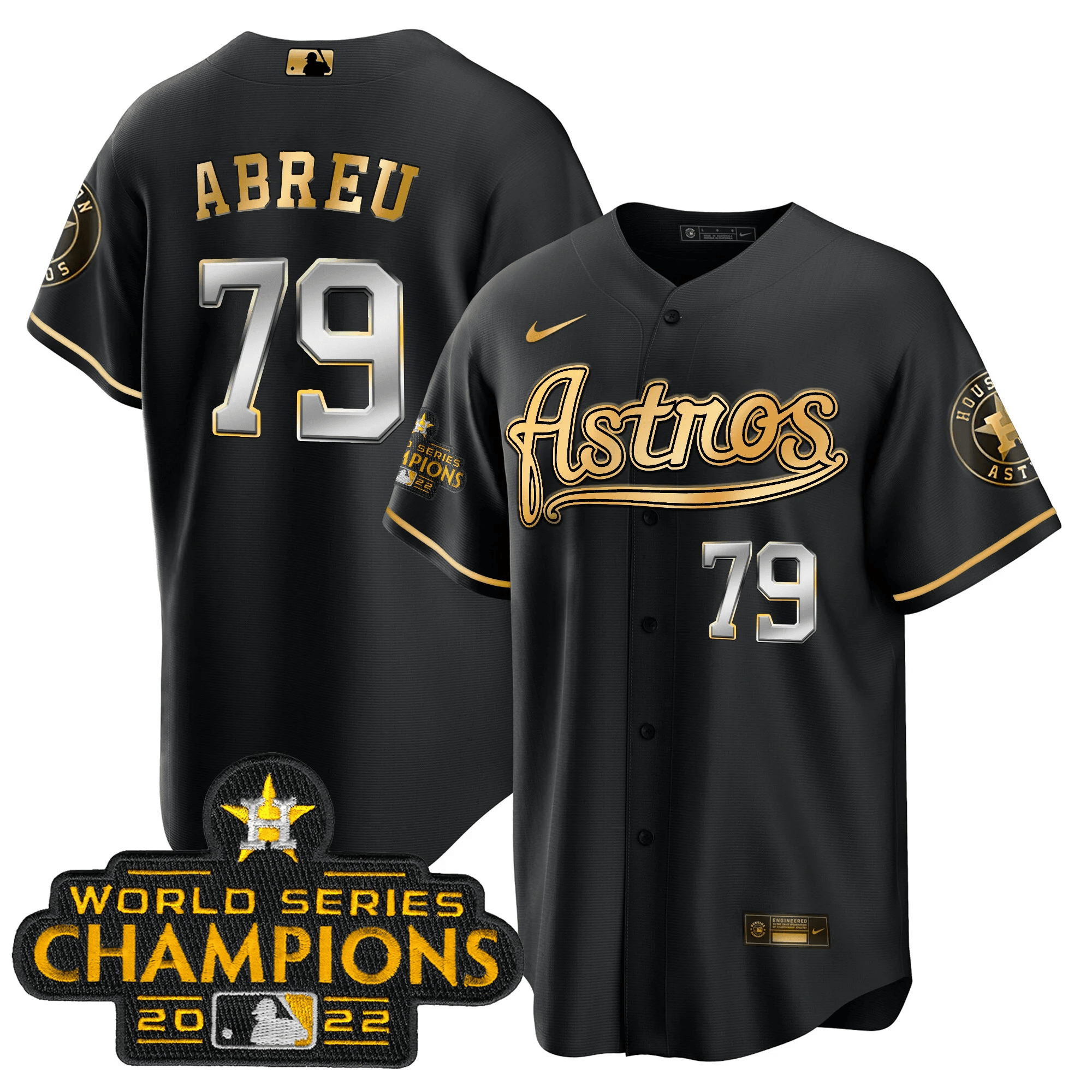 Men’s Champions & Throwback Patch Gold Jersey V2