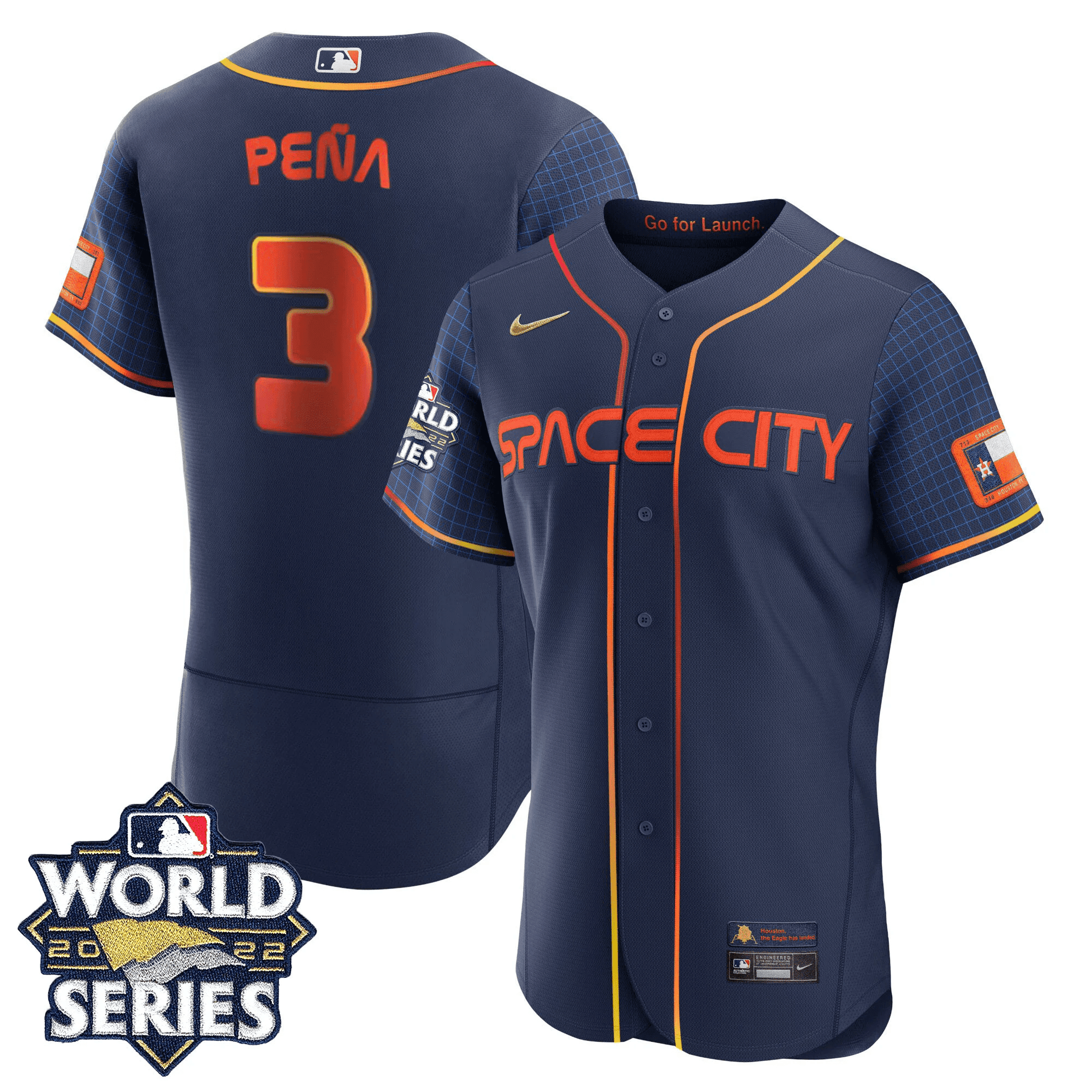 Men’s Houston 2022 World Series Space City Player Jersey