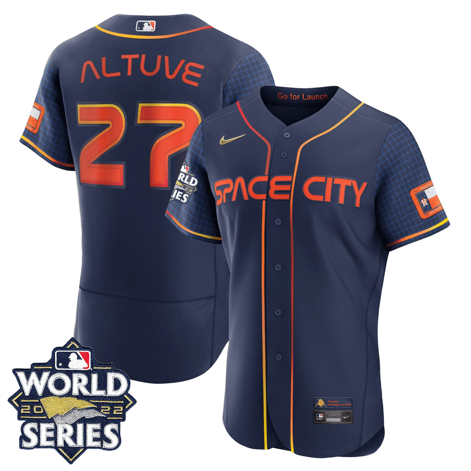 Men’s Houston 2022 World Series Space City Player Jersey