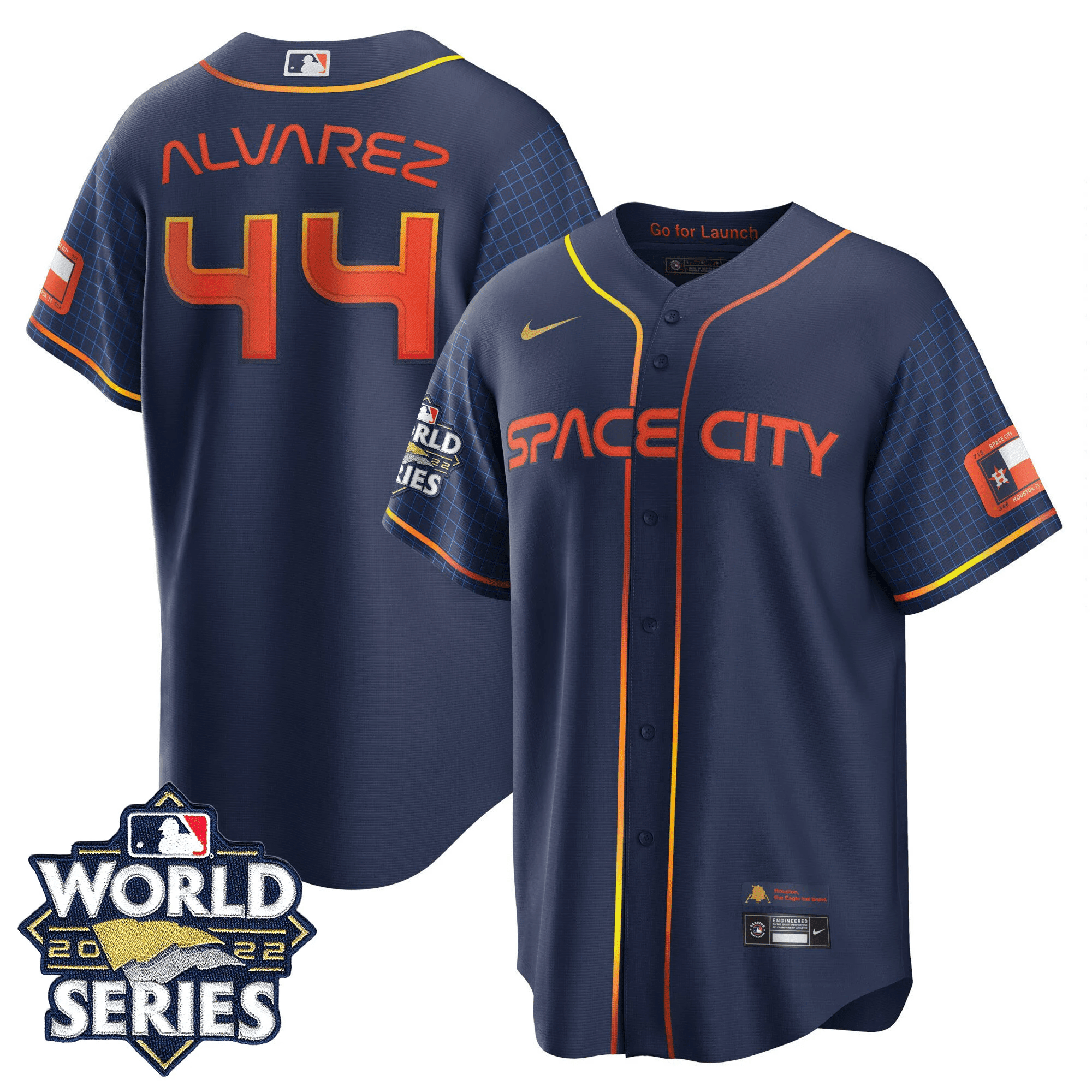 Men’s Houston 2022 World Series Space City Player Jersey